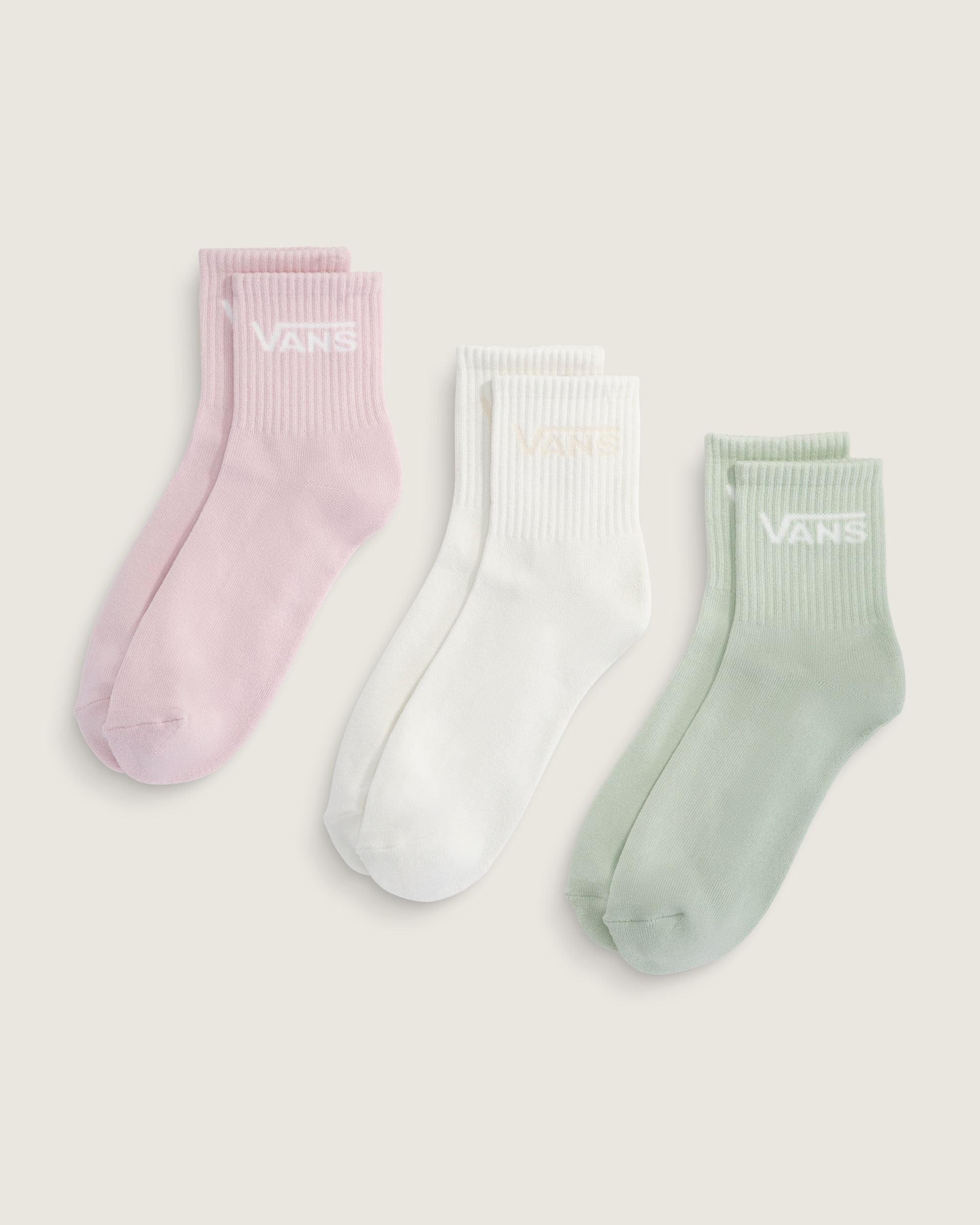 Classic Half Crew Socks VANS Marshmallow HERO