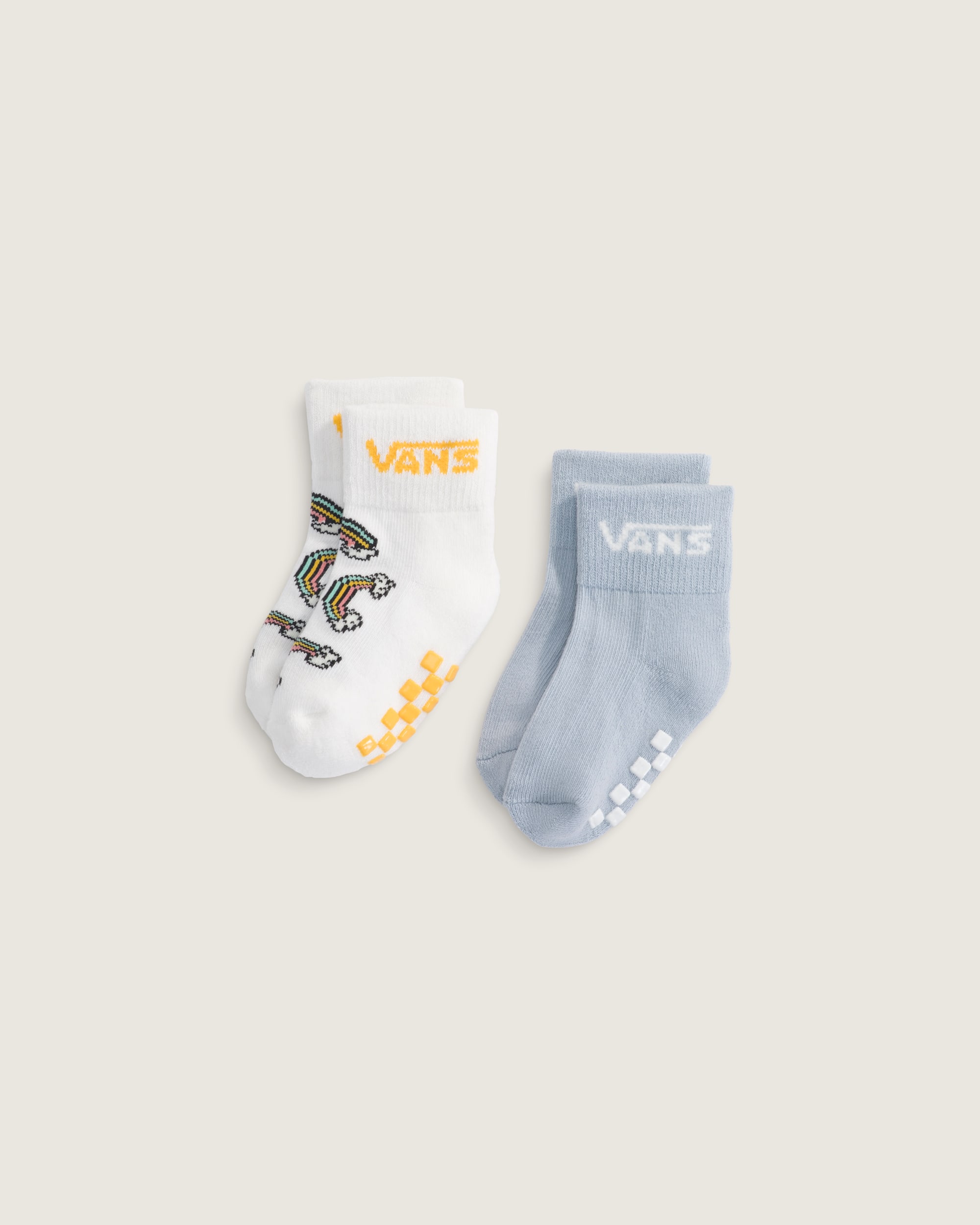 Kids Classic Crew Socks VANS Soft Slate HERO