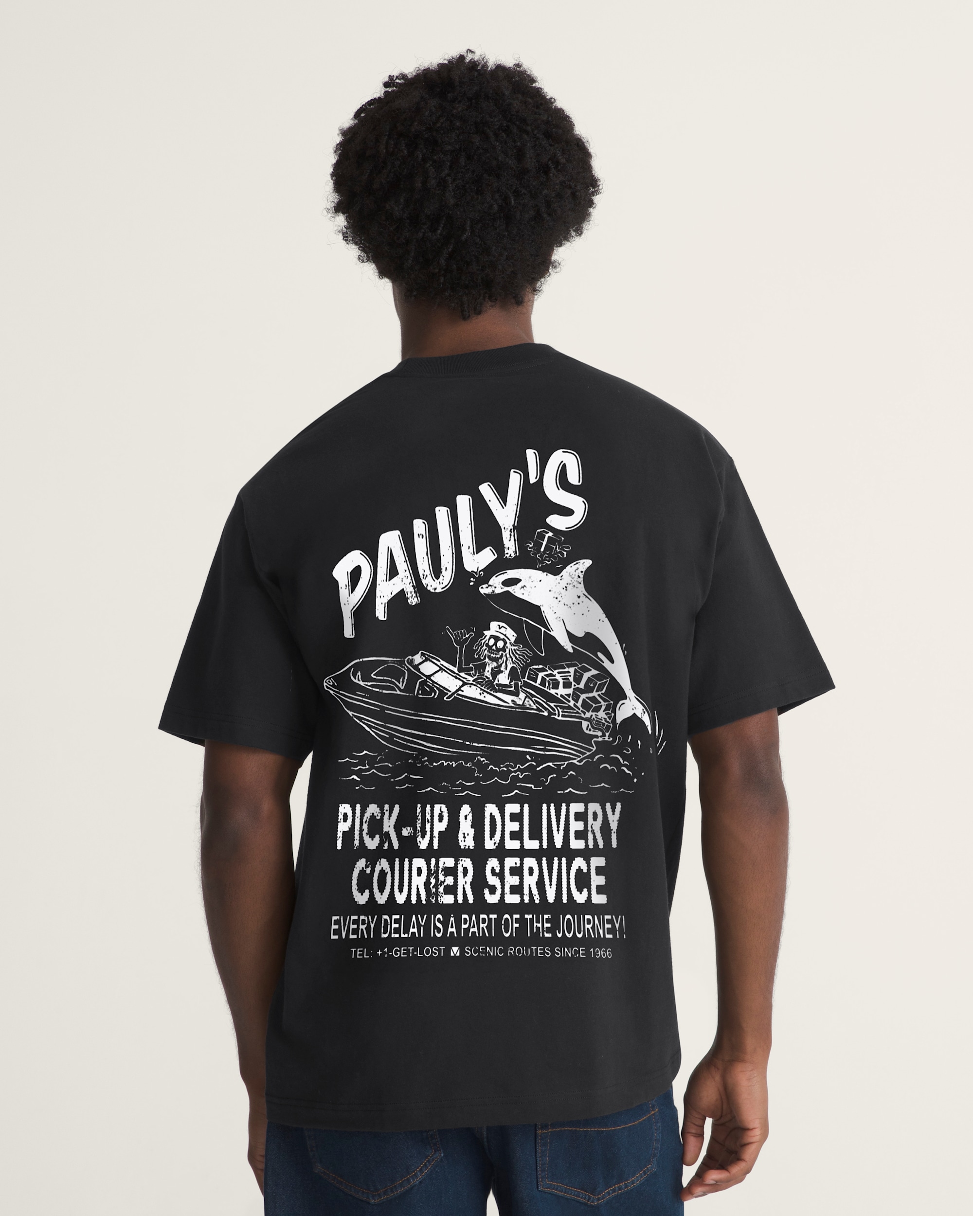 Paulys Delivery TShirt VANS Black ALT3