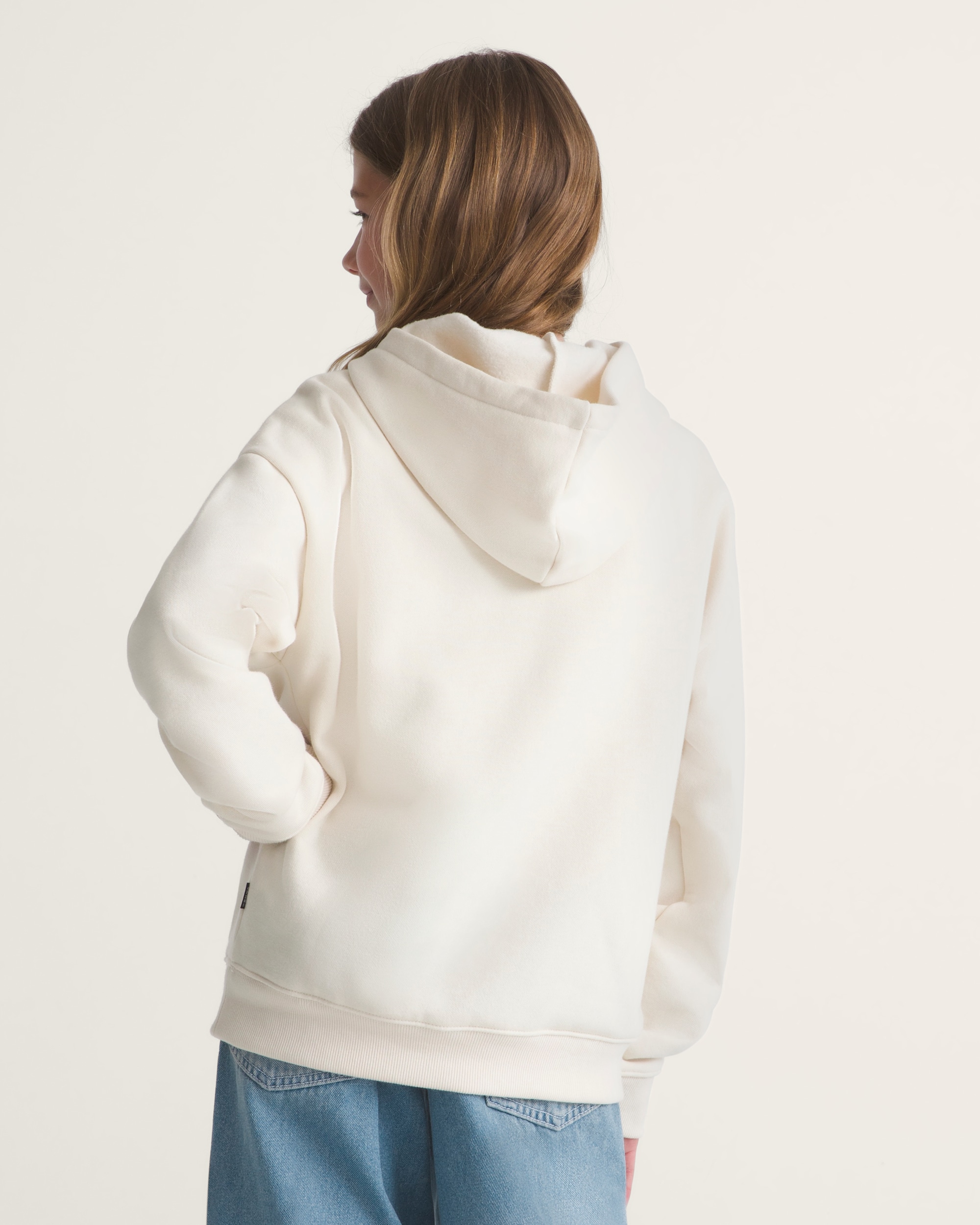 Kids Mt Vans Pullover Hoodie VANS Turtledove ALT3