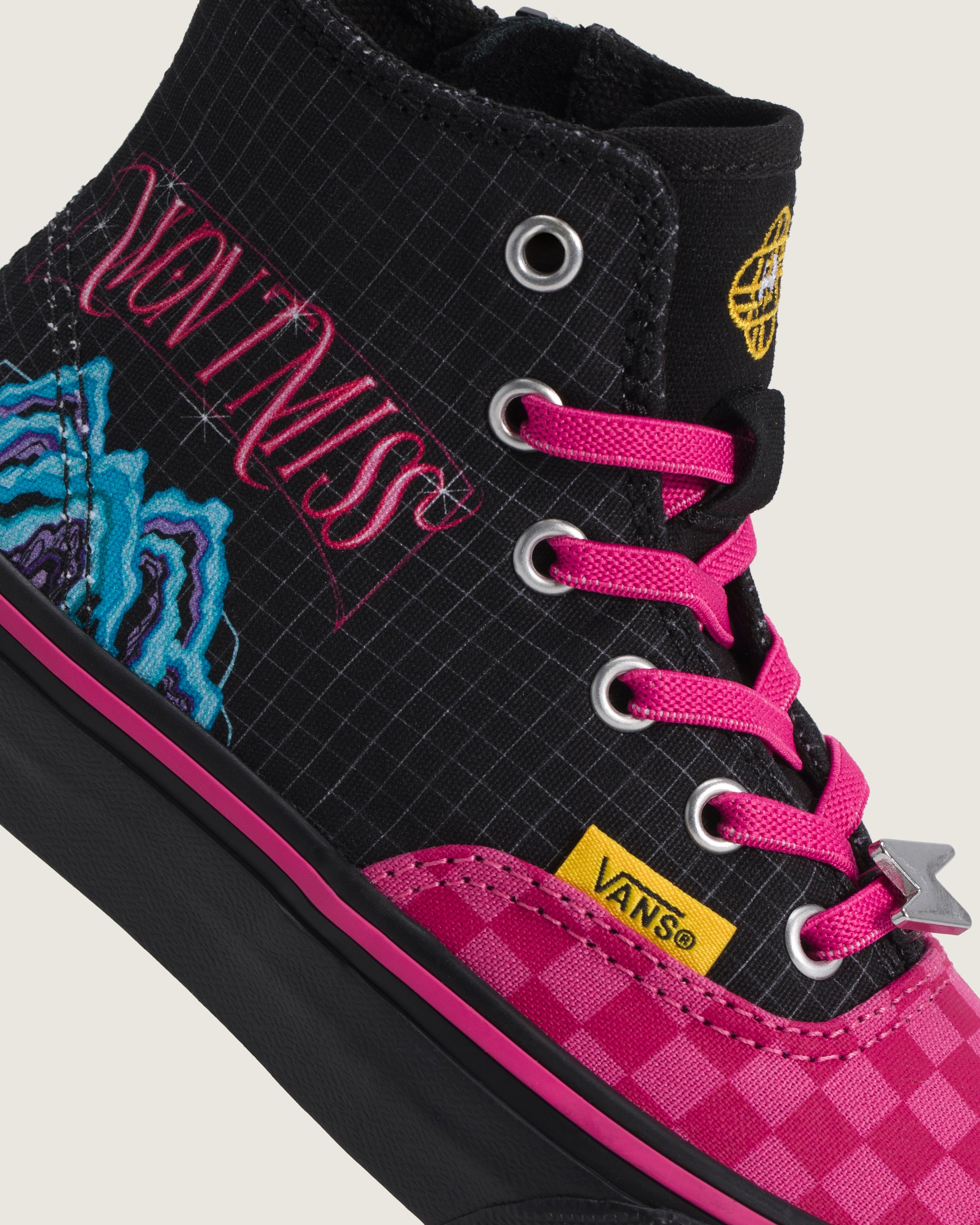 KPop Demon Hunters x Vans Little Kids Authentic Hi 20 Zip Shoe VANS KPop Demon Hunters Mira ALT5