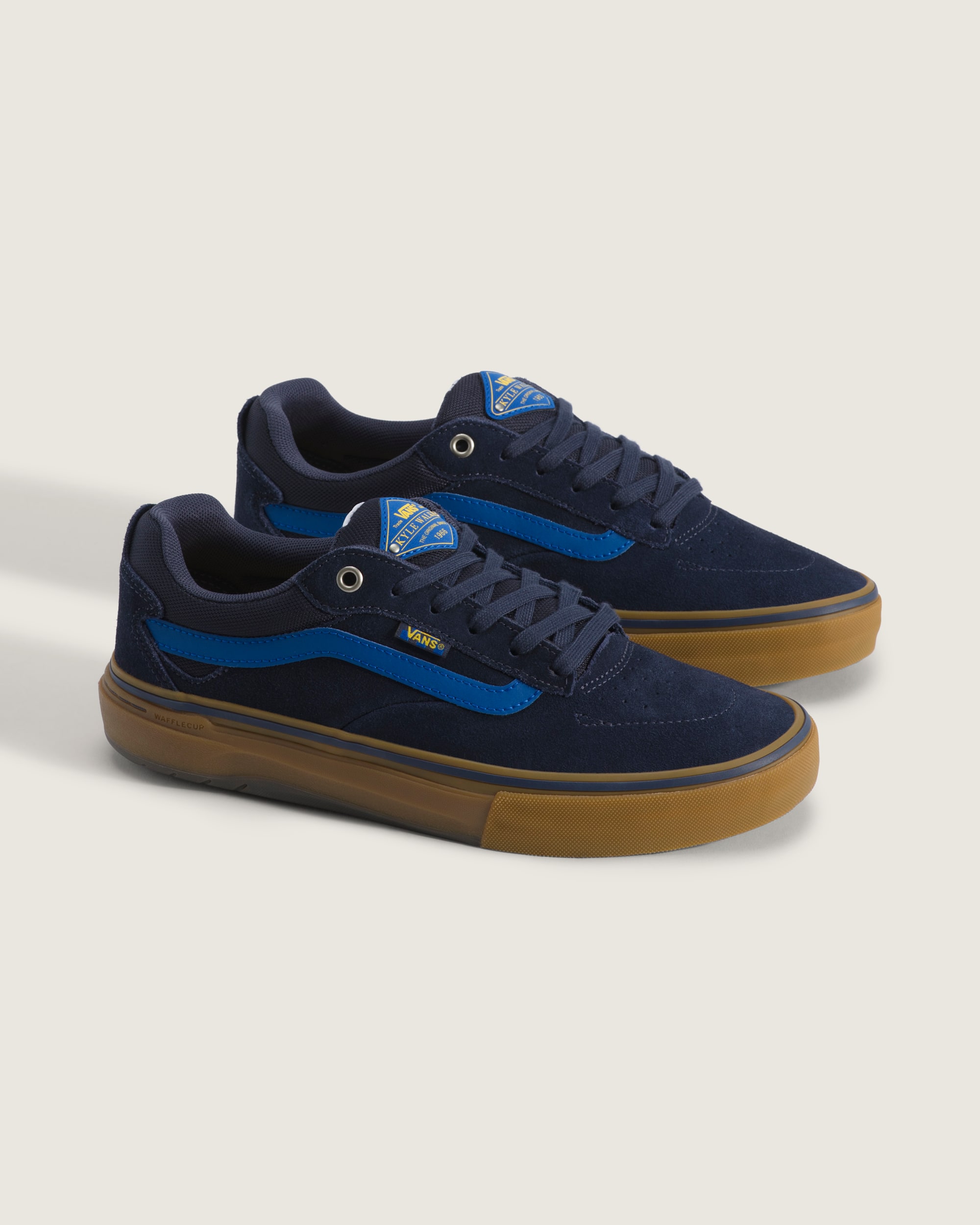 Skate Kyle Walker Wafflecup Shoe VANS Rich Navy Blue  Gum ALT1