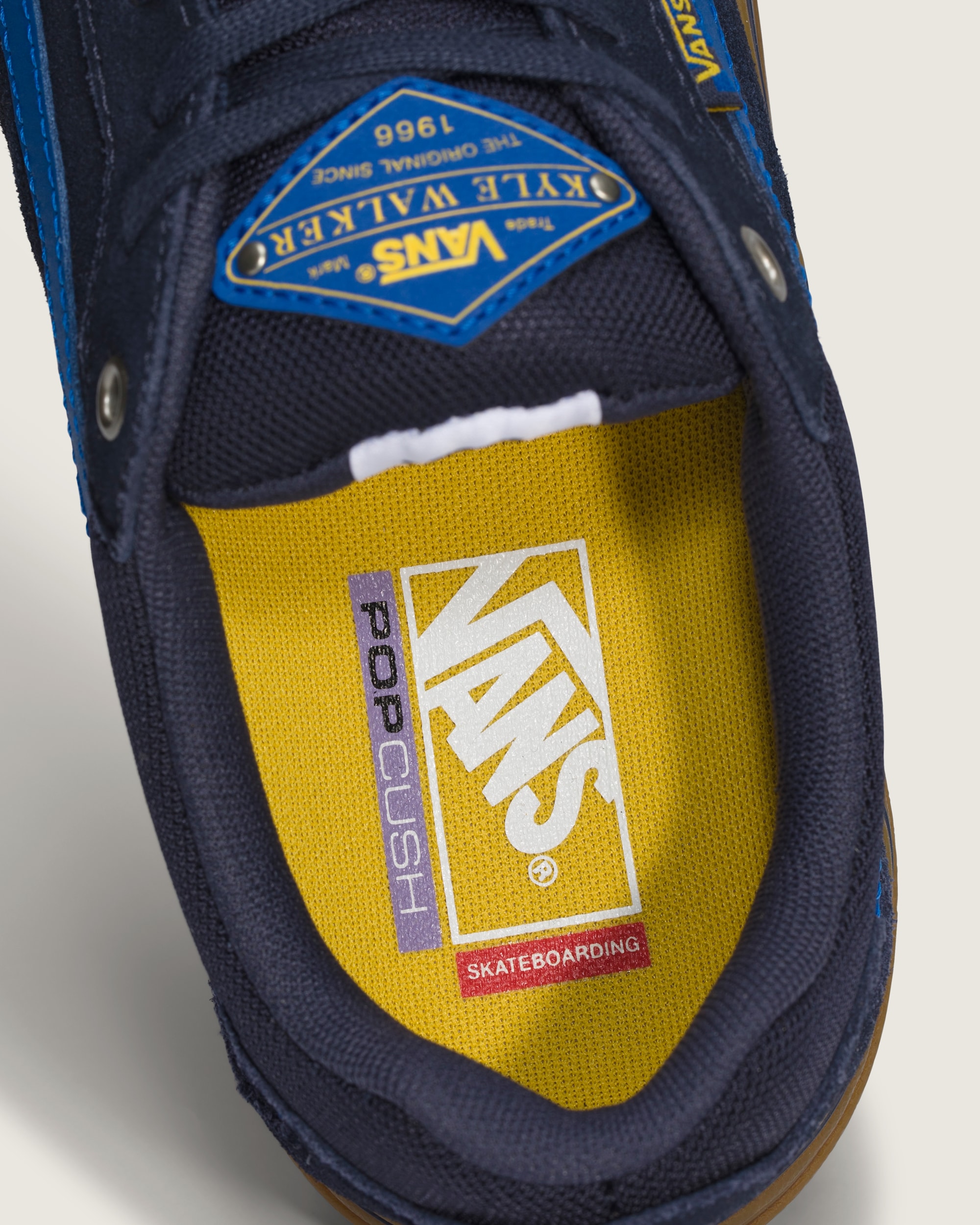 Skate Kyle Walker Wafflecup Shoe VANS Rich Navy Blue  Gum ALT4