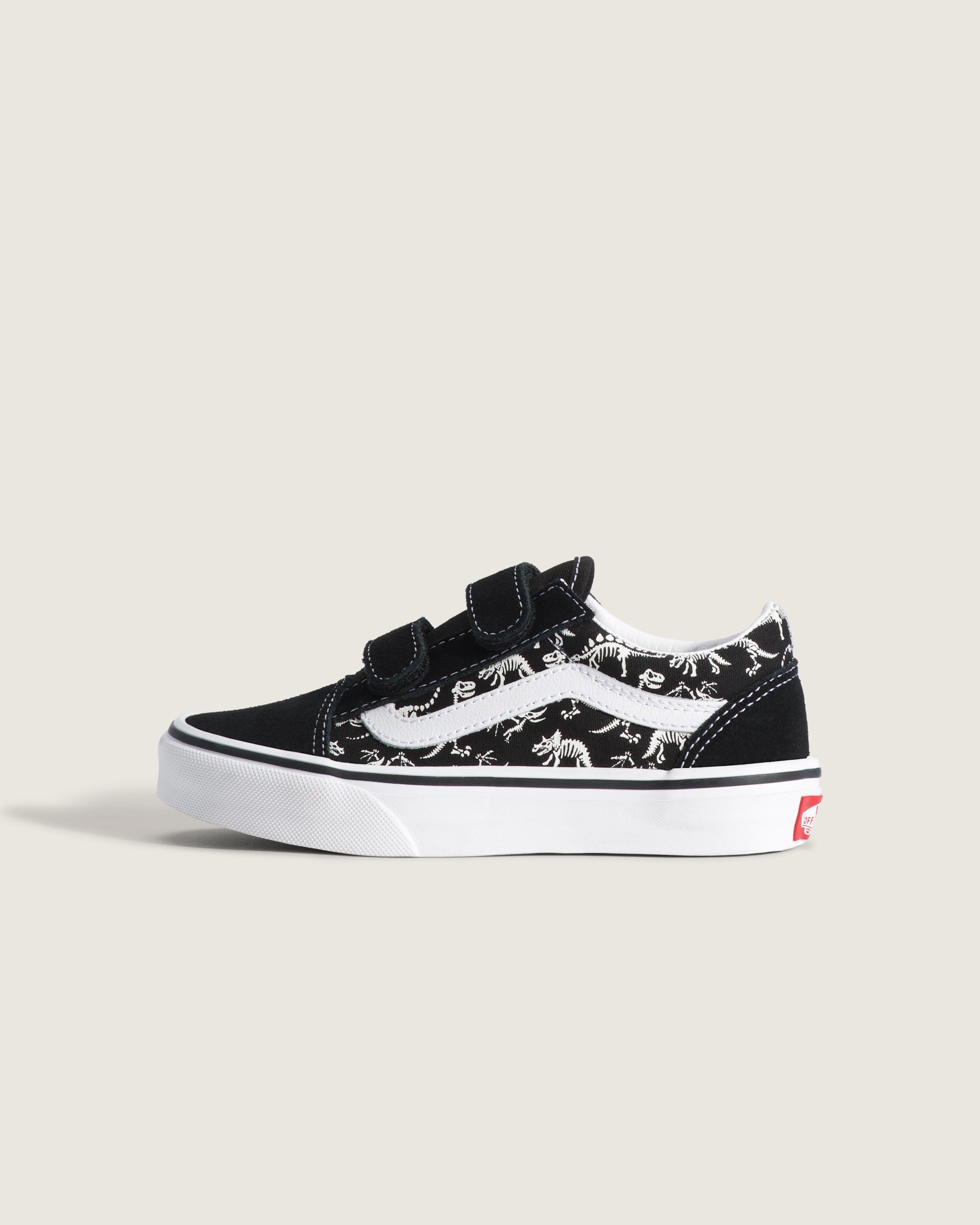 Little Kids Old Skool V Shoe VANS GlowintheDark  Black HERO