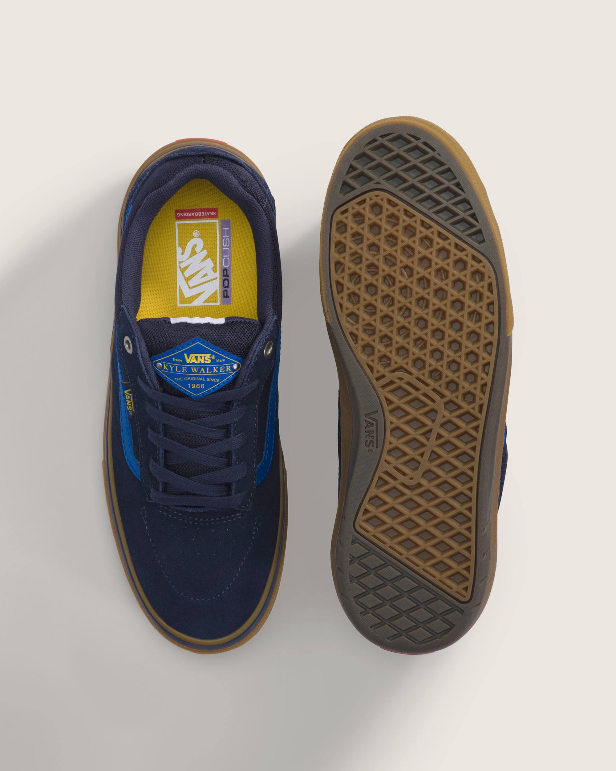Skate Kyle Walker Wafflecup Shoe VANS Rich Navy Blue  Gum ALT2