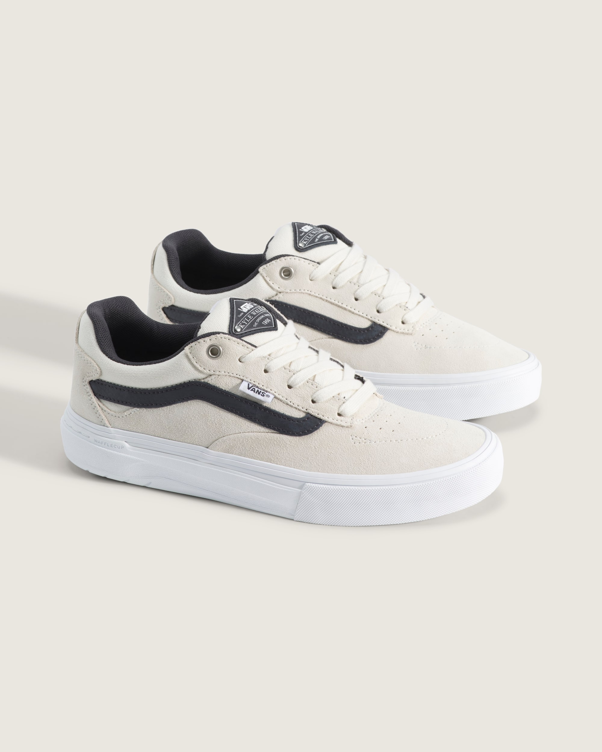 Skate Kyle Walker Wafflecup Shoe VANS White  Gunmetal Grey ALT1