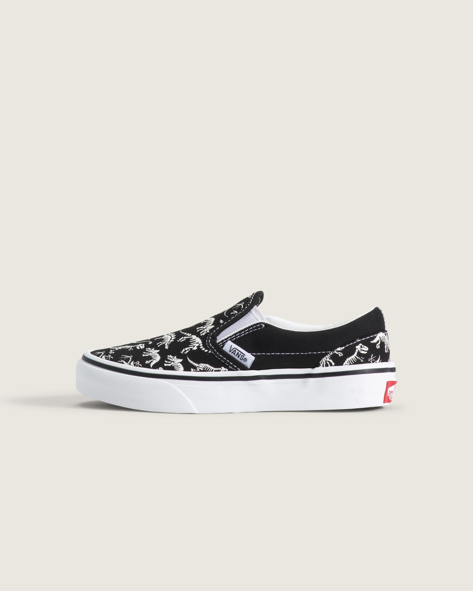 Little Kids Classic SlipOn Shoe VANS GlowintheDark  Black HERO