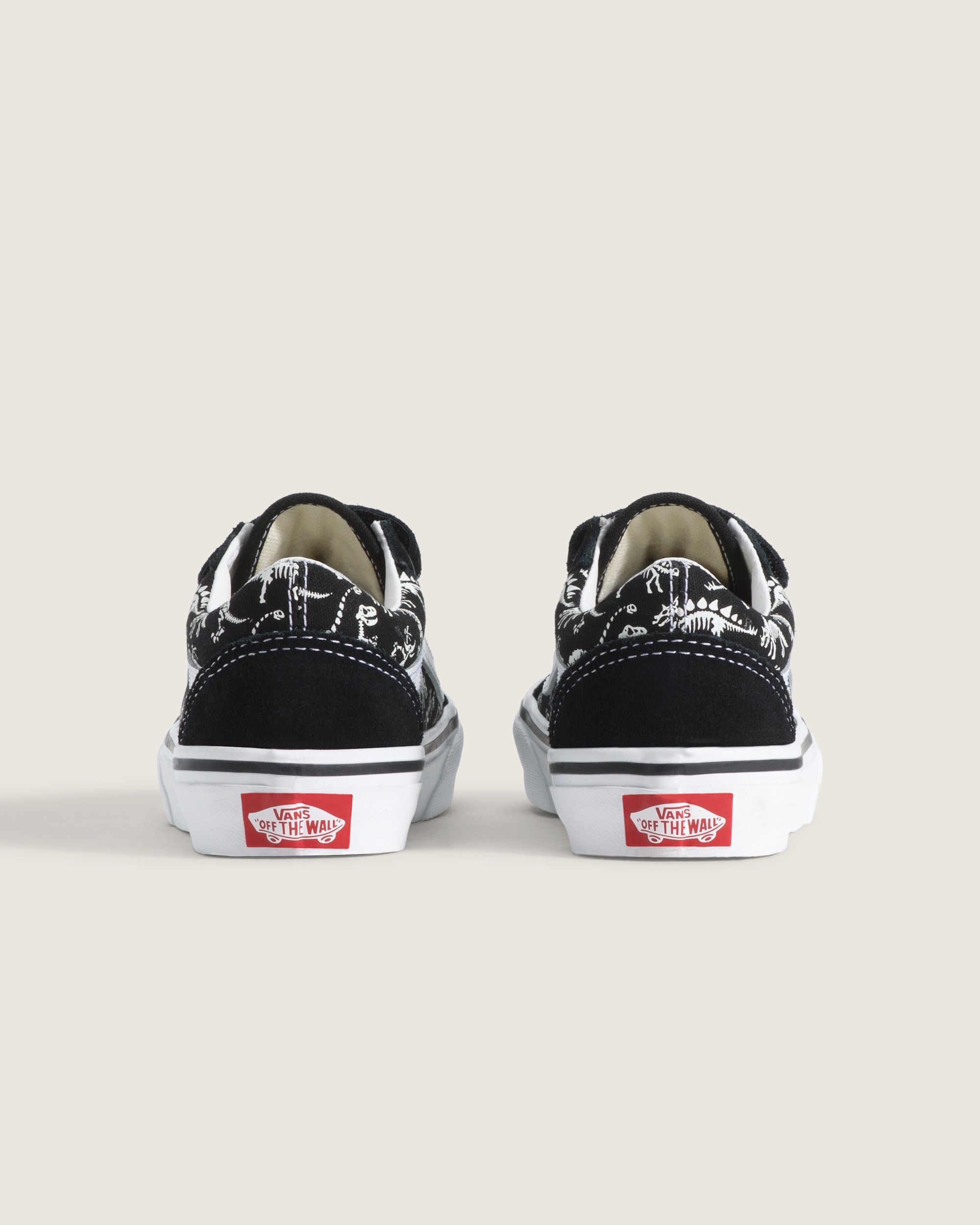 Little Kids Old Skool V Shoe VANS GlowintheDark  Black ALT4