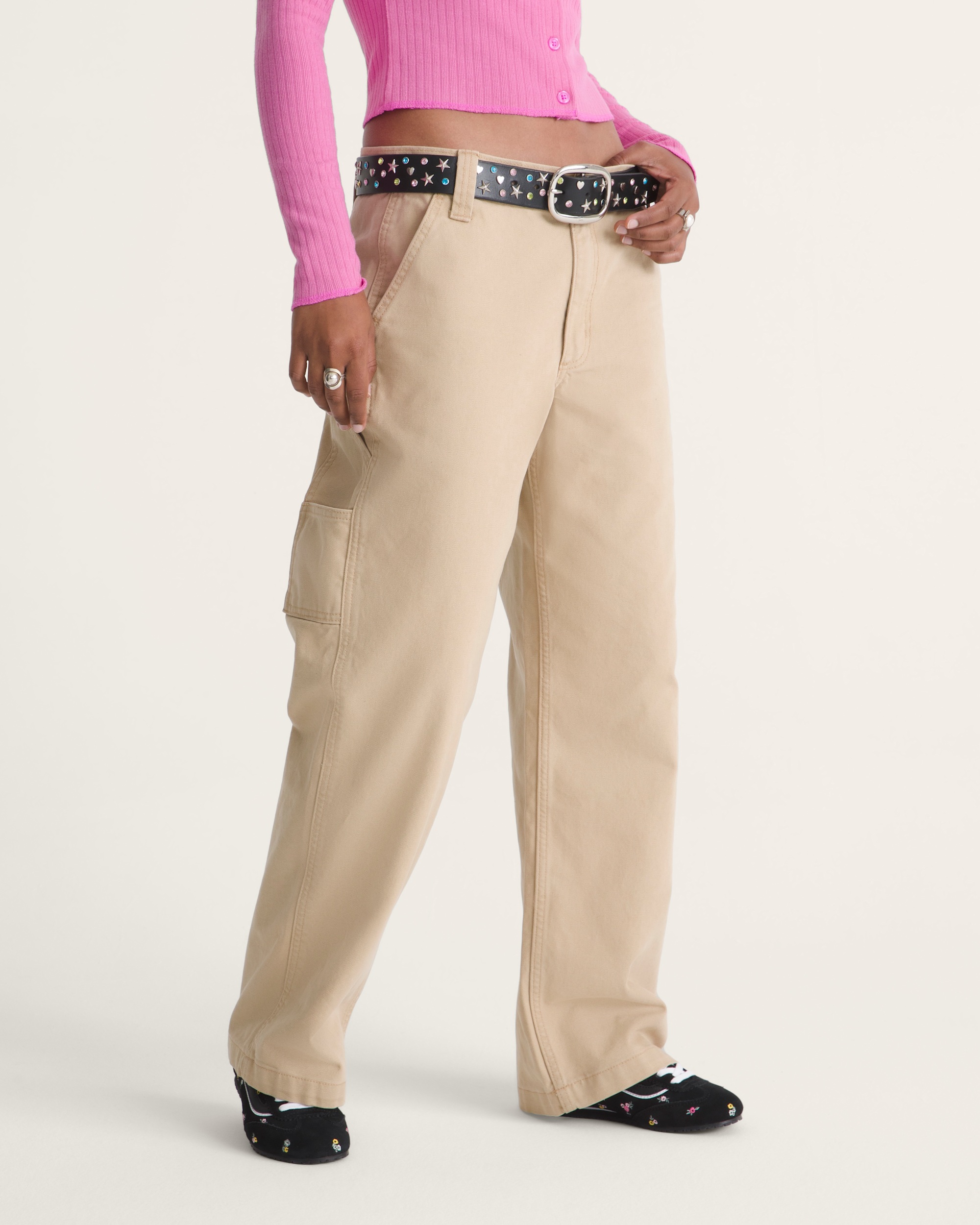 Chore Mid Rise Straight Pants VANS Incense Brown ALT5