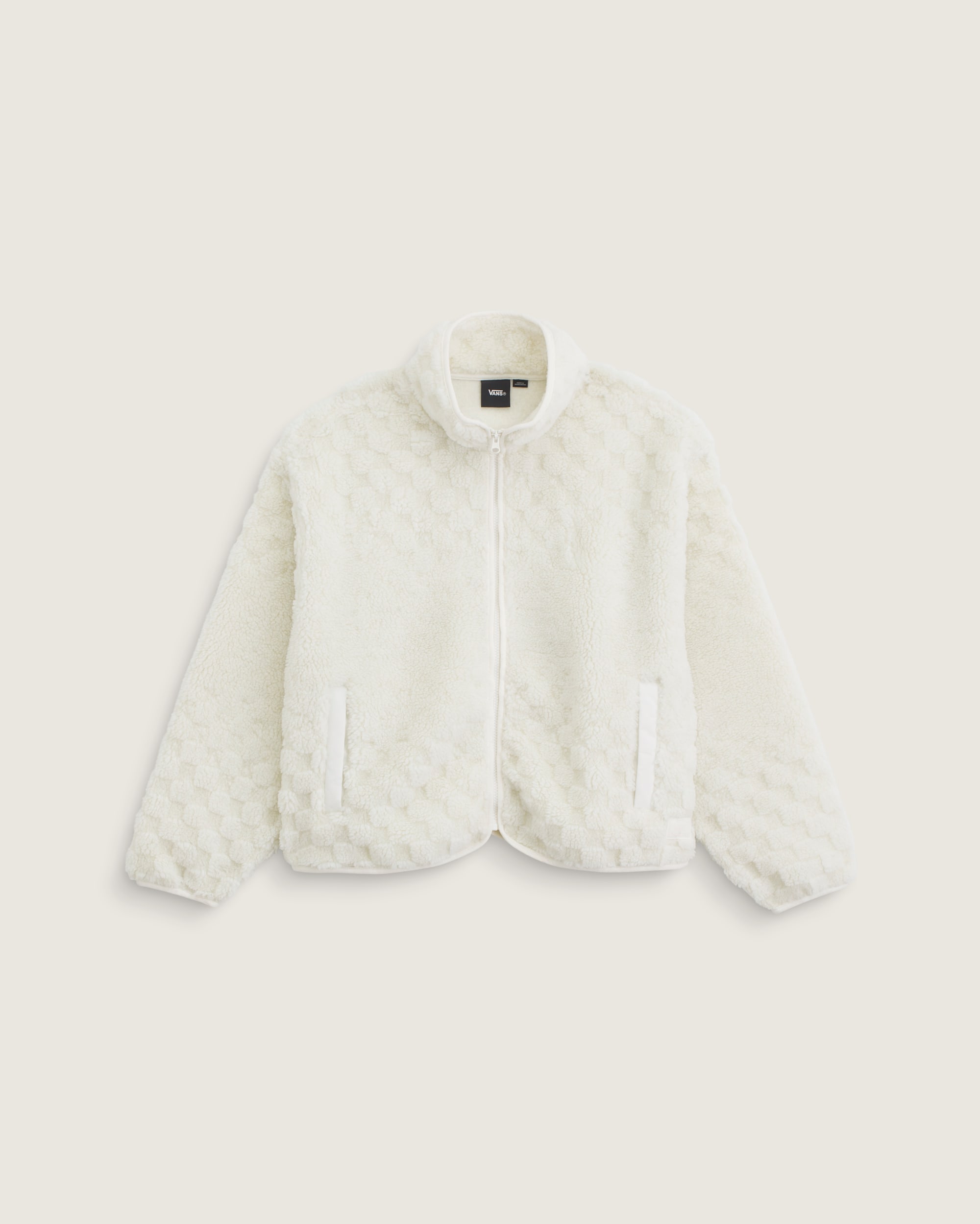 Queens High Pile Jacket VANS Marshmallow White HERO
