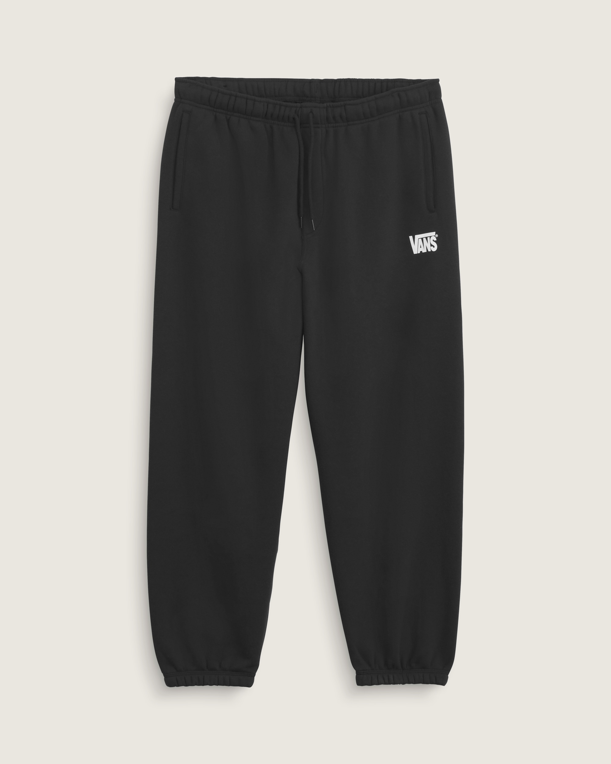 Stretch Logo Fleece Pants VANS Black  White HERO