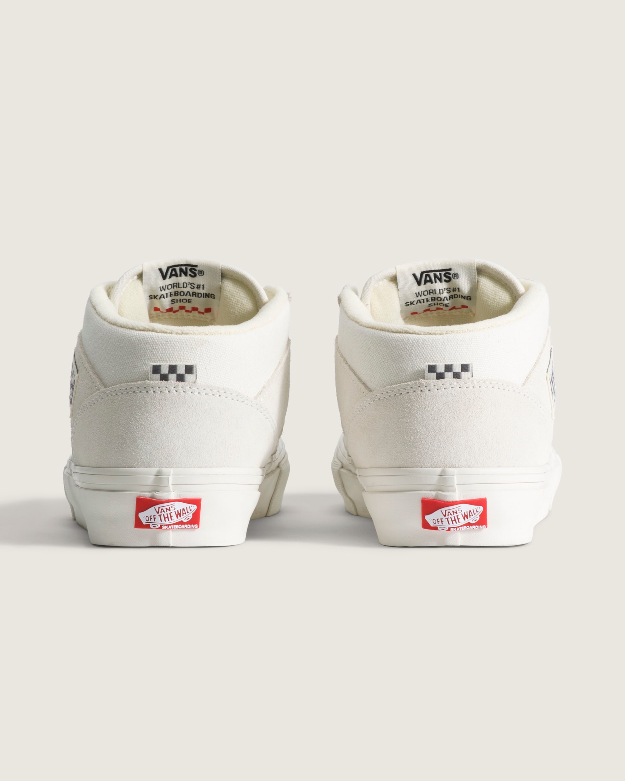 Skate Half Cab Shoe VANS Marshmallow White ALT3
