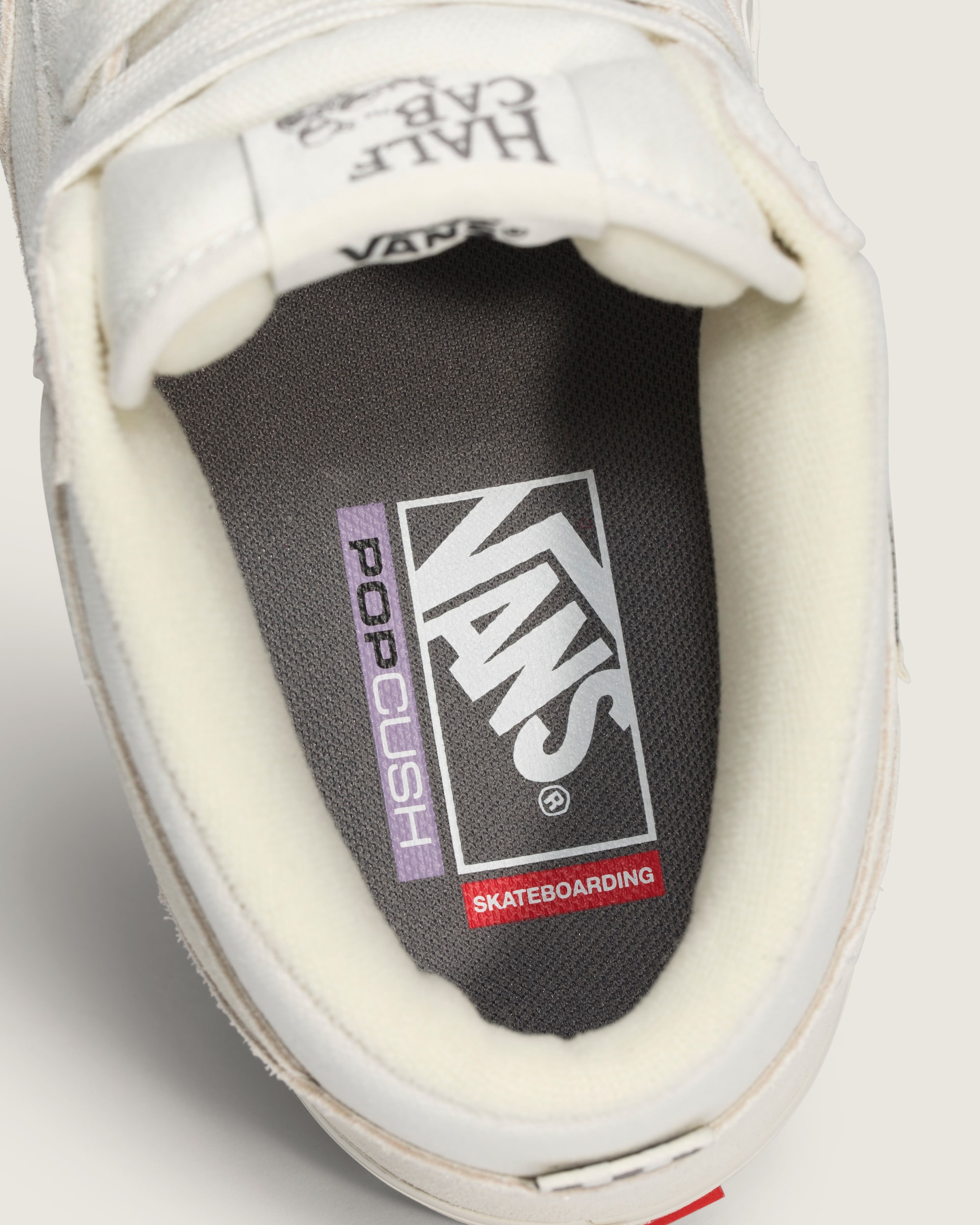 Skate Half Cab Shoe VANS Marshmallow White ALT4