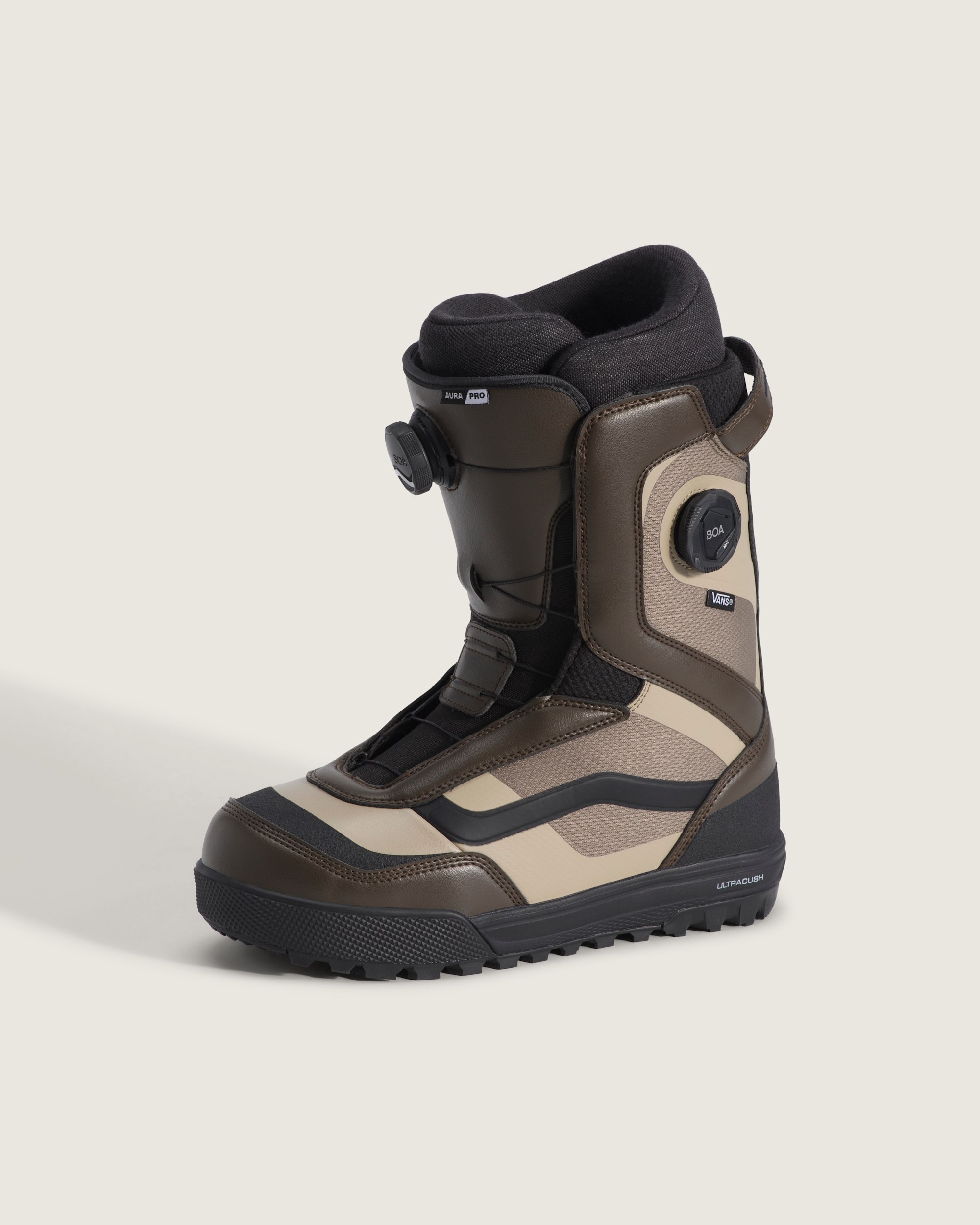 Aura Pro 20 Snowboard Boot VANS Coal Brown HERO