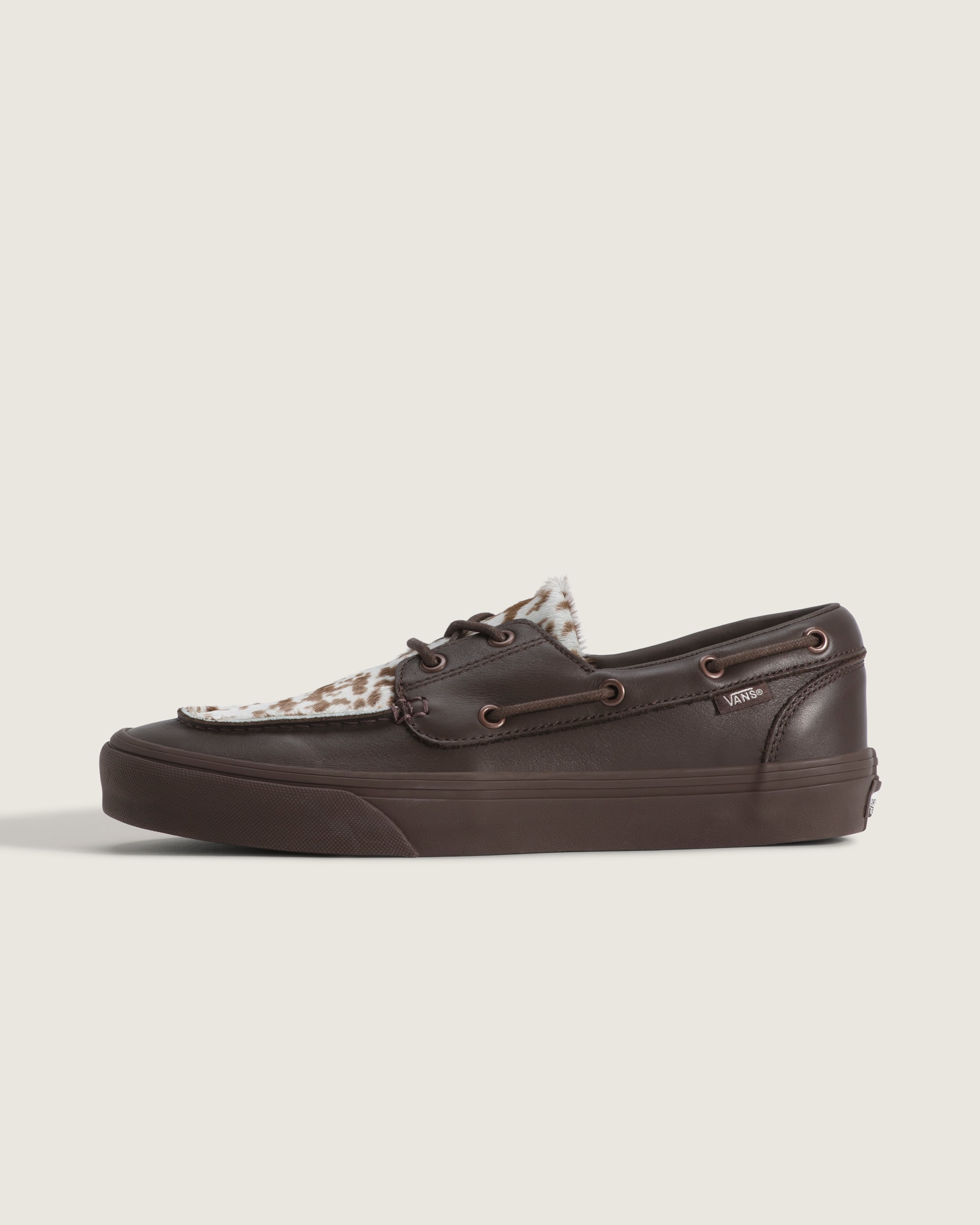 2Eyelet Boat Shoe VANS Dark Brown HERO