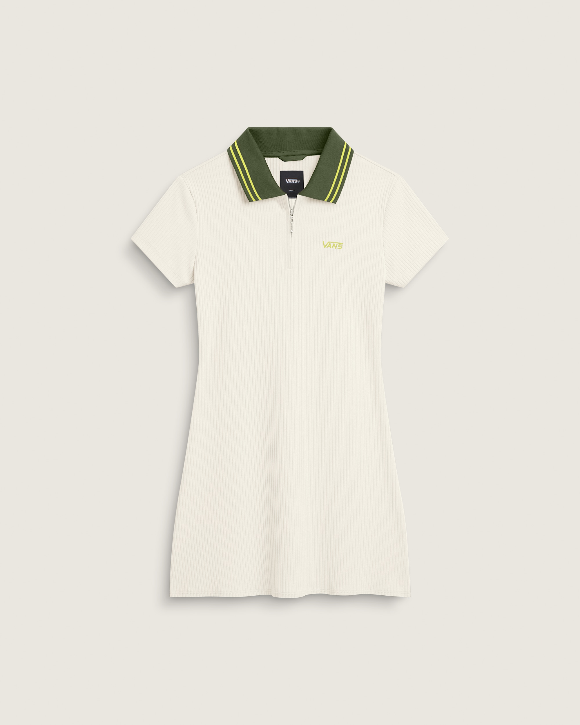 Priscilla Solid Dress VANS Egret White HERO