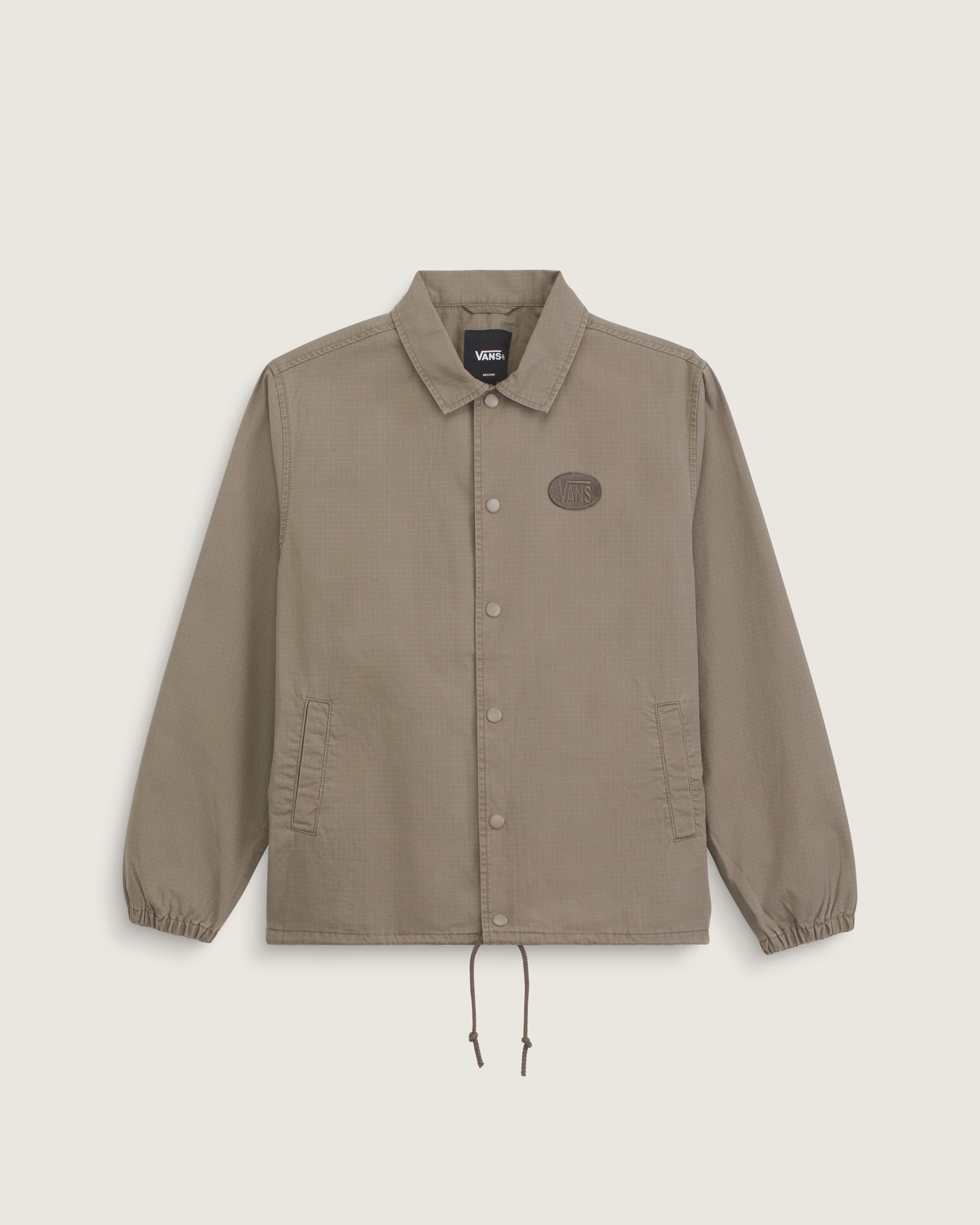 Torrey Coaches Ripstop Jacket VANS Bungee Cord Brown HERO