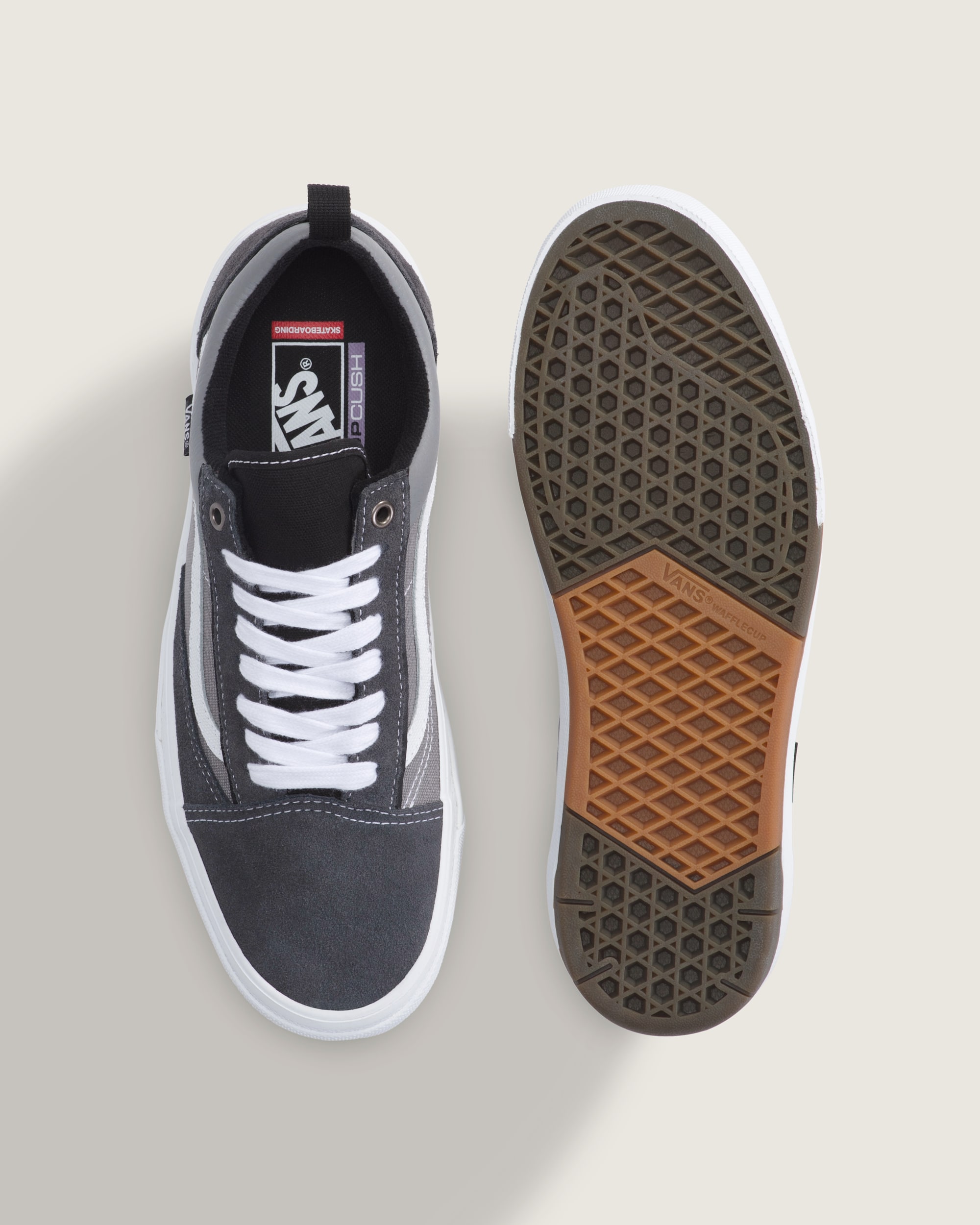 Skate Old Skool Wafflecup Shoe VANS Grey ALT2