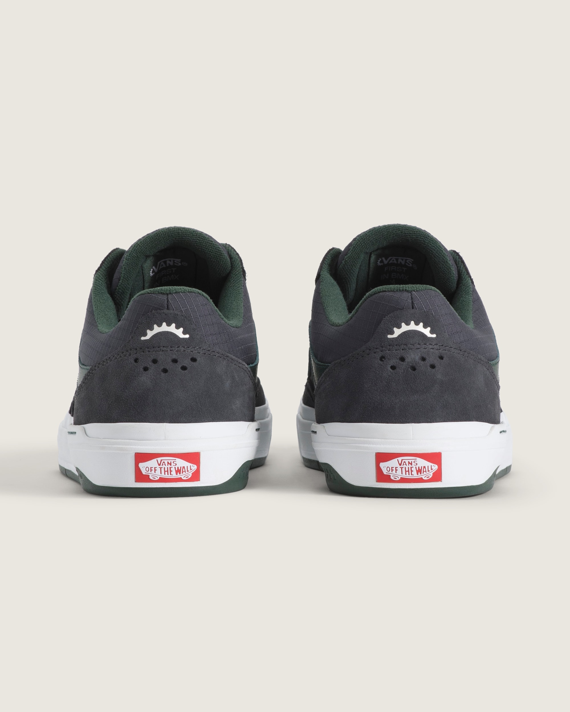 BMX Proof Wafflecup Shoe VANS Charcoal Grey  Green  White ALT3