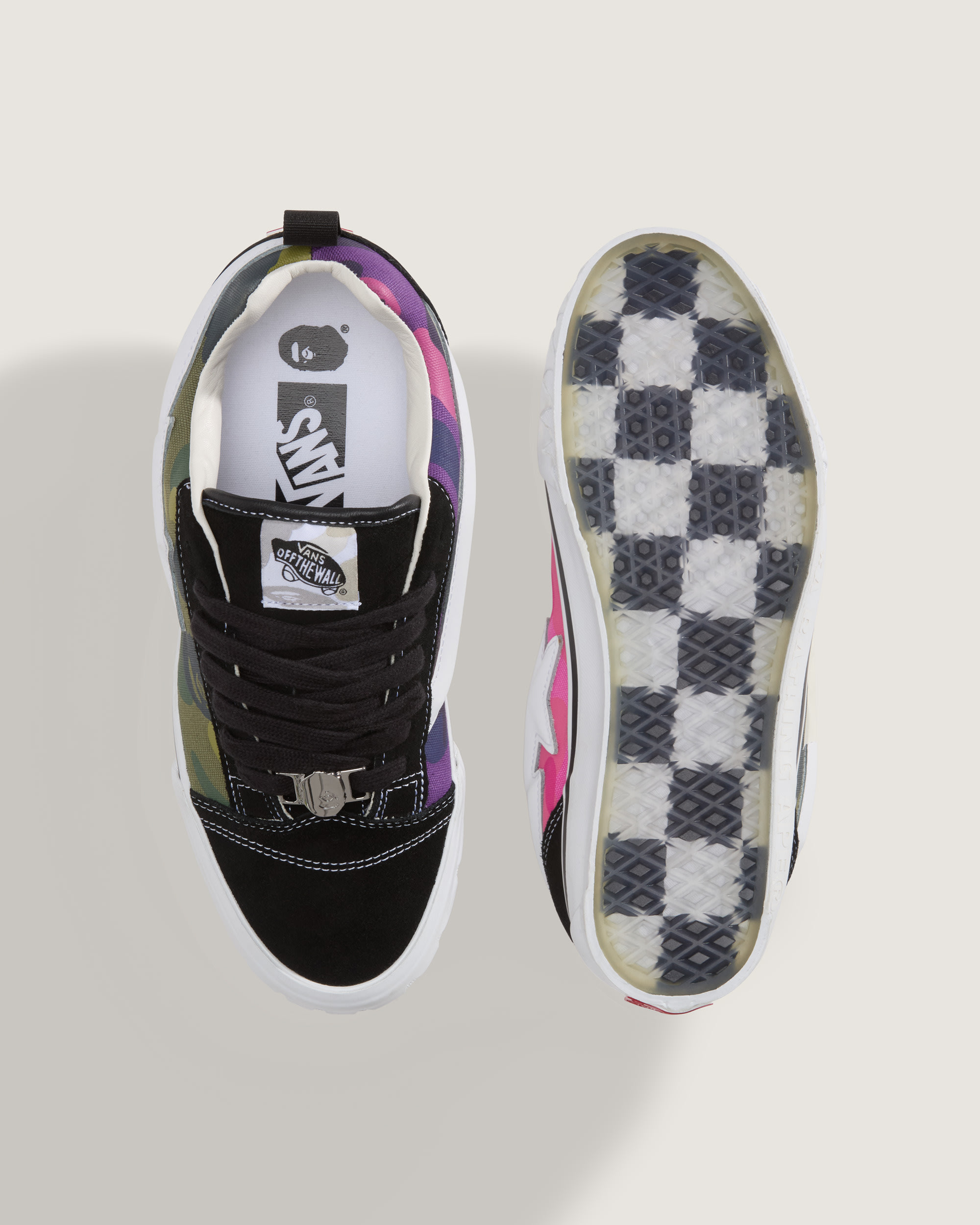 Vans x BAPE Premium Knu Skool VANS Camo Green ALT2