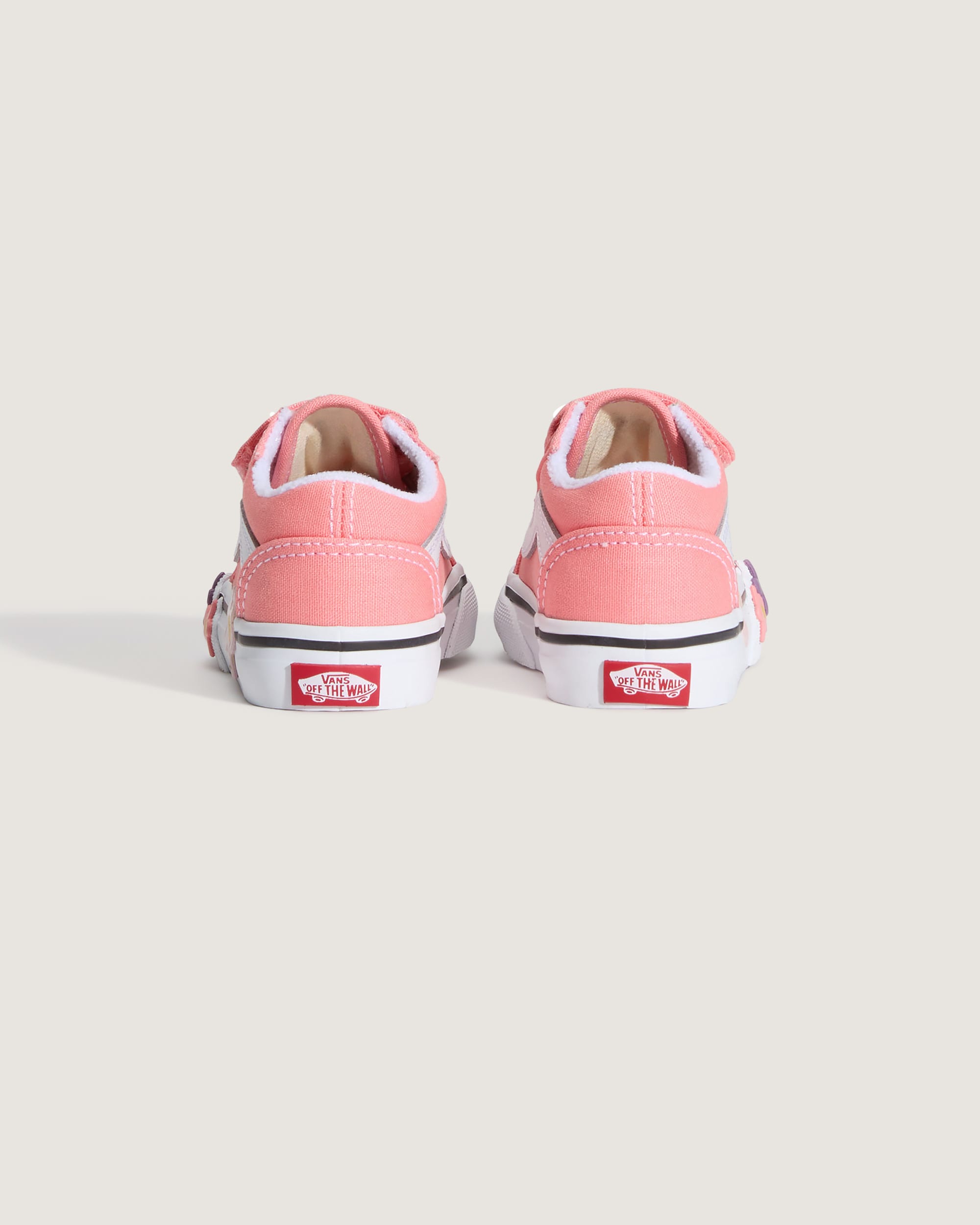 Toddler Old Skool V Shoe VANS Sunset Blush Pink ALT3