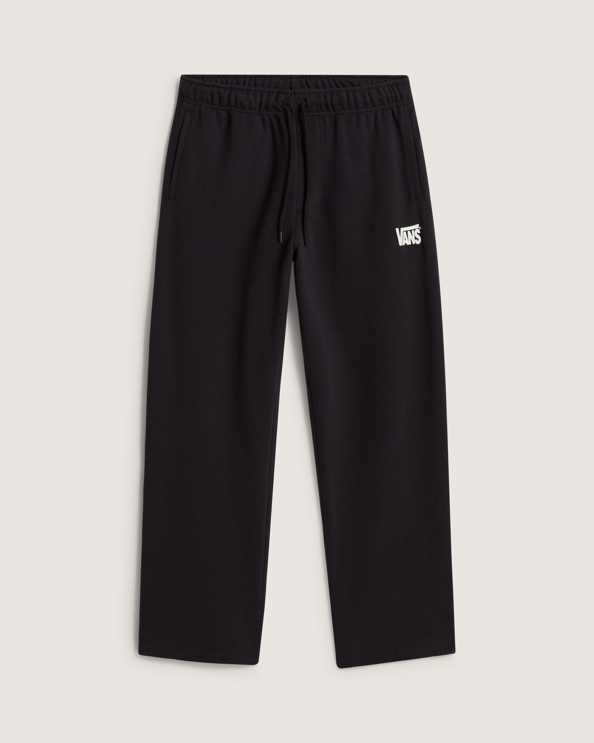 Stretch Logo Straight Leg Fleece Pant VANS Black HERO