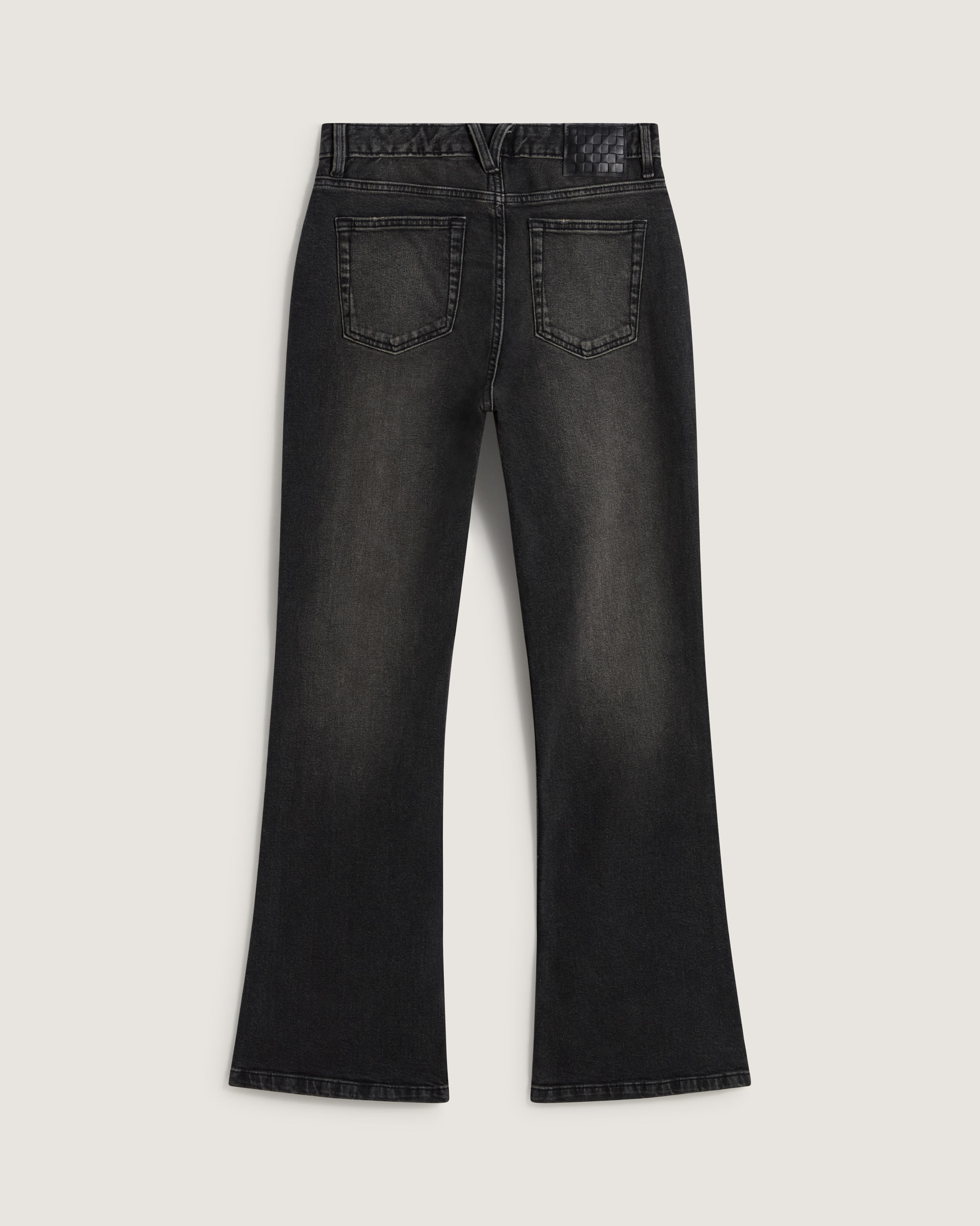 Check5 Low Rise Boot Cut Pants VANS Washed Black ALT1