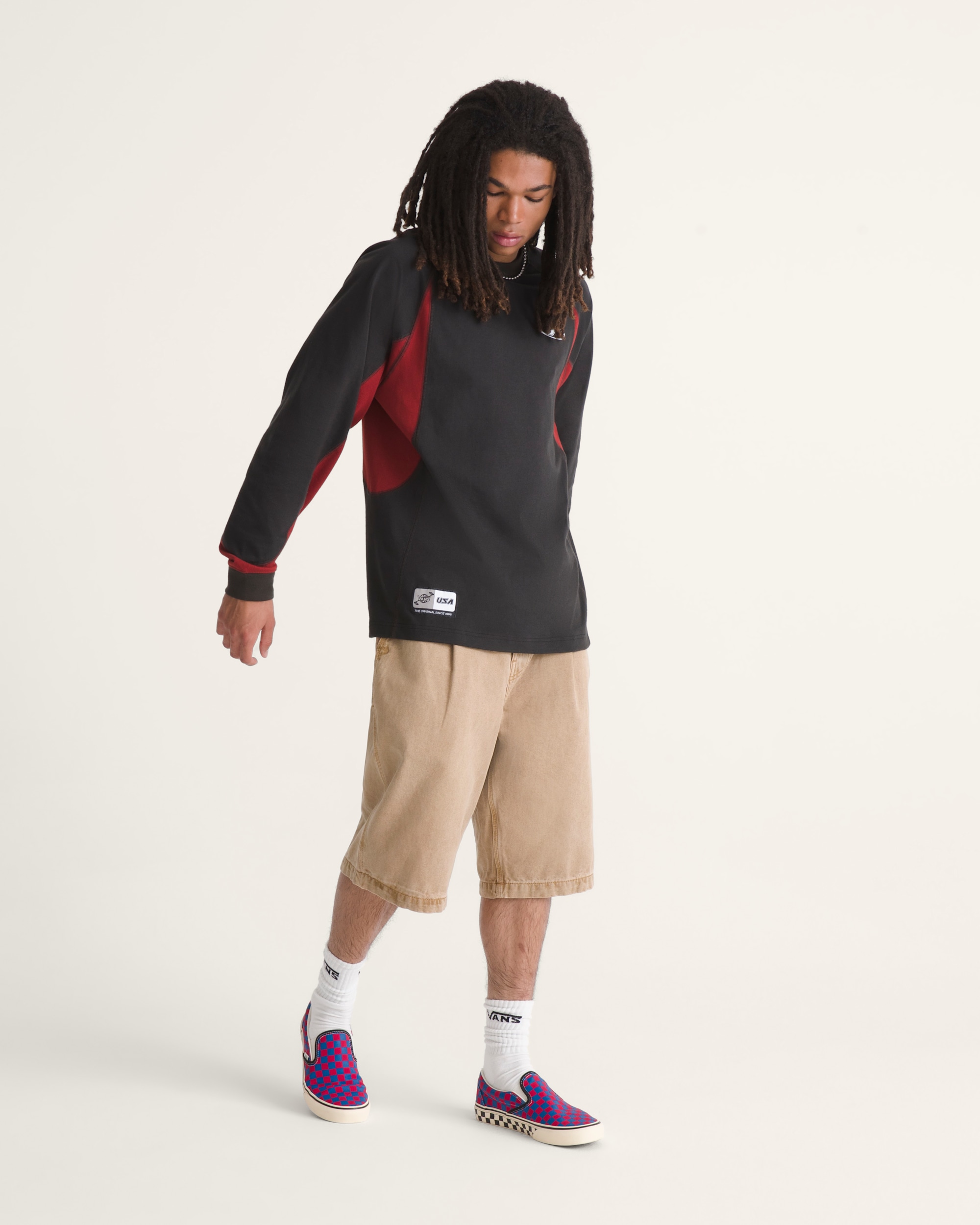 Authentic Chino Baggy Short VANS Incense Brown ALT3