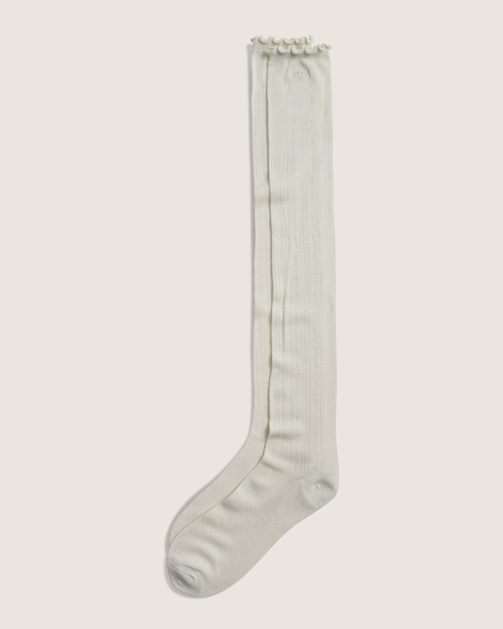 Pointelle Knee Hi Socks VANS Marshmallow HERO