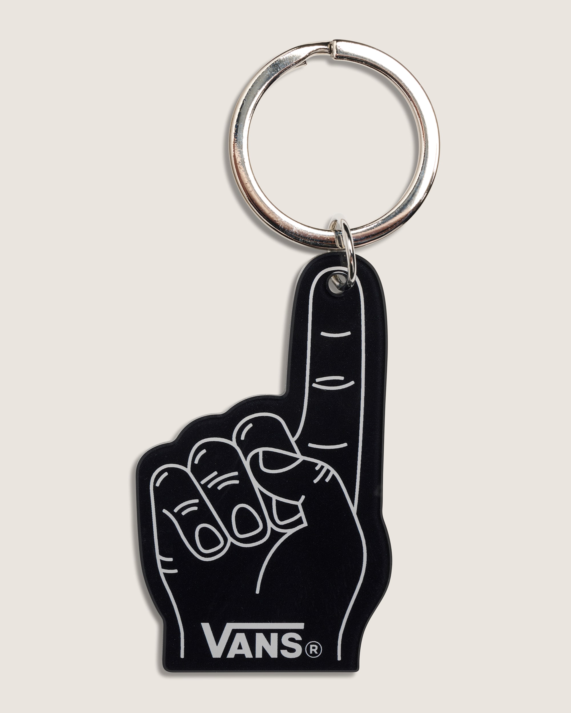 Waffle Shop 1 Keychain VANS Black HERO