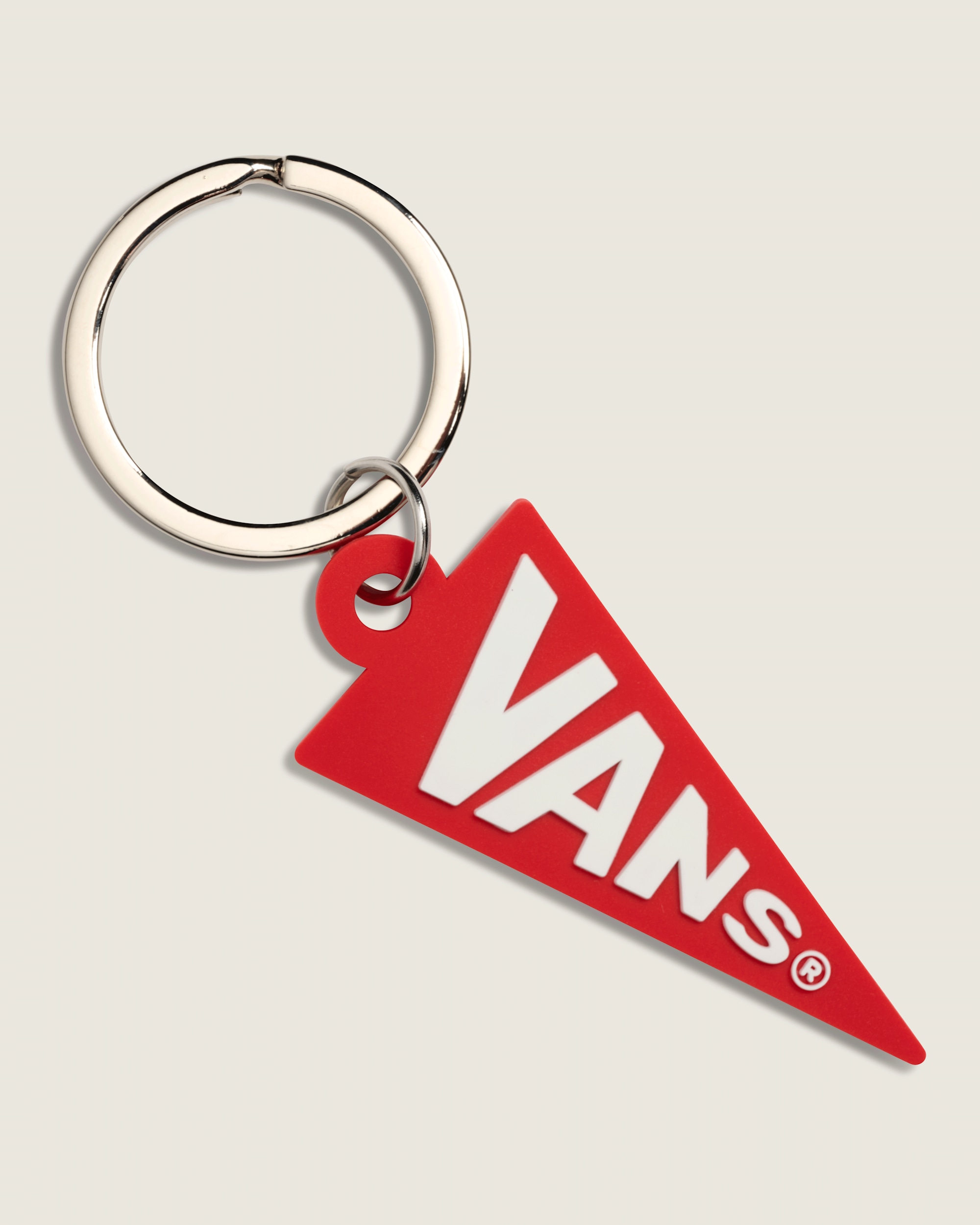 Waffle Shop Pennant Keychain VANS Red  White HERO