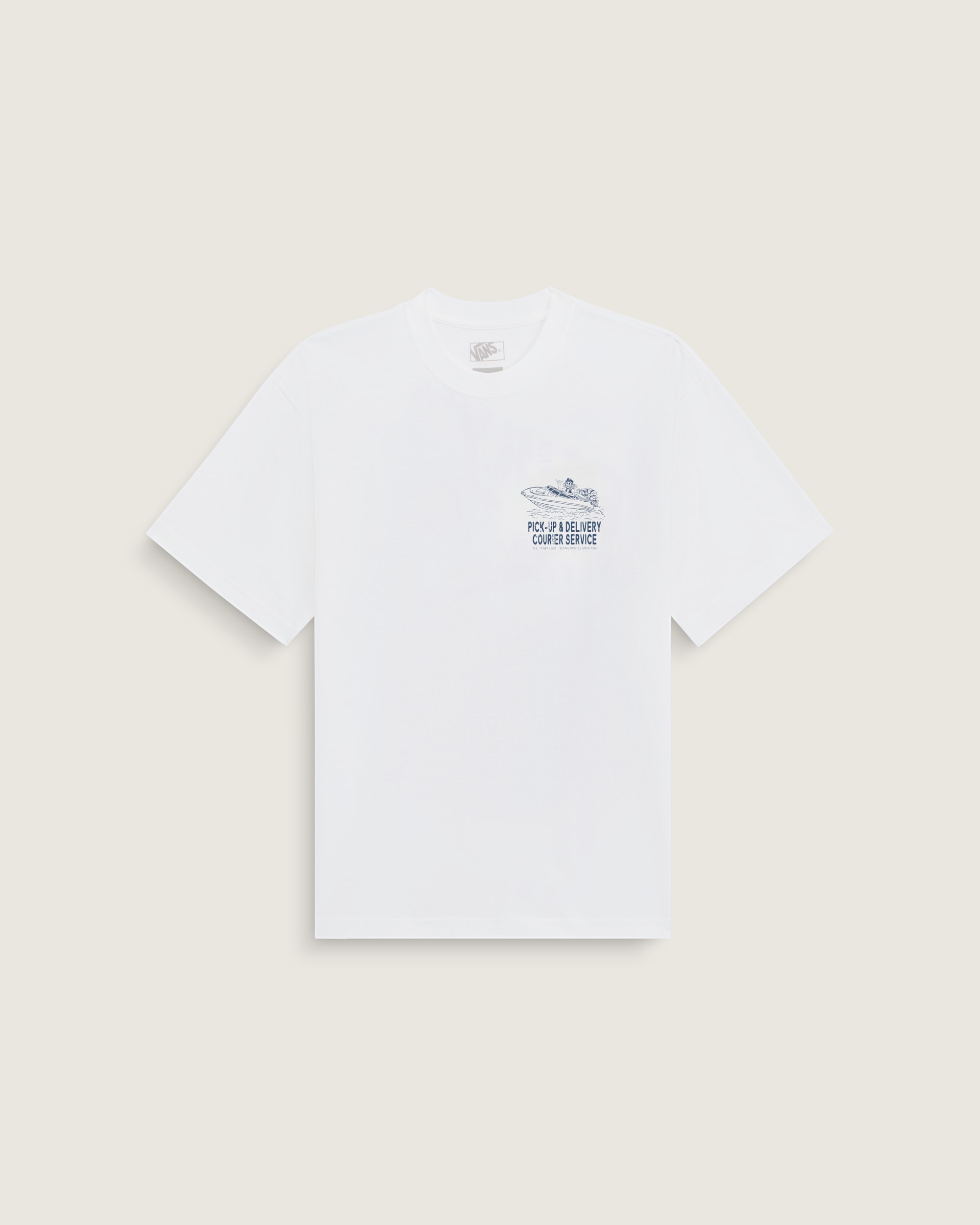 Paulys Delivery TShirt VANS White ALT1