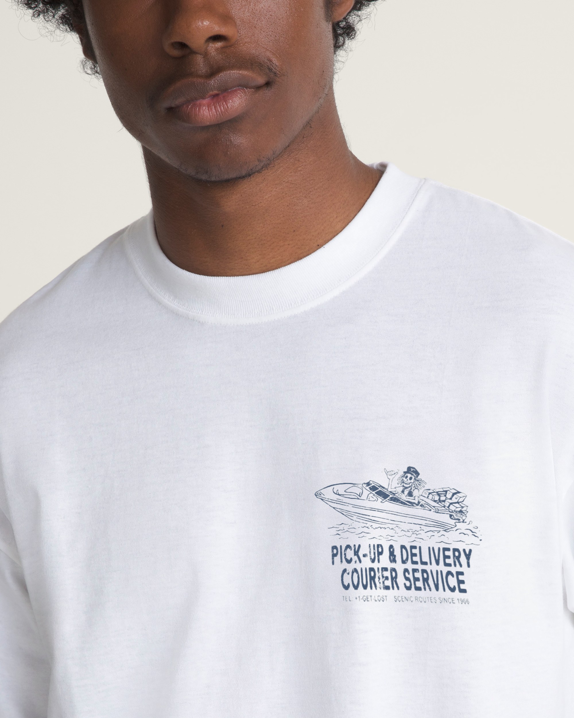 Paulys Delivery TShirt VANS White ALT4