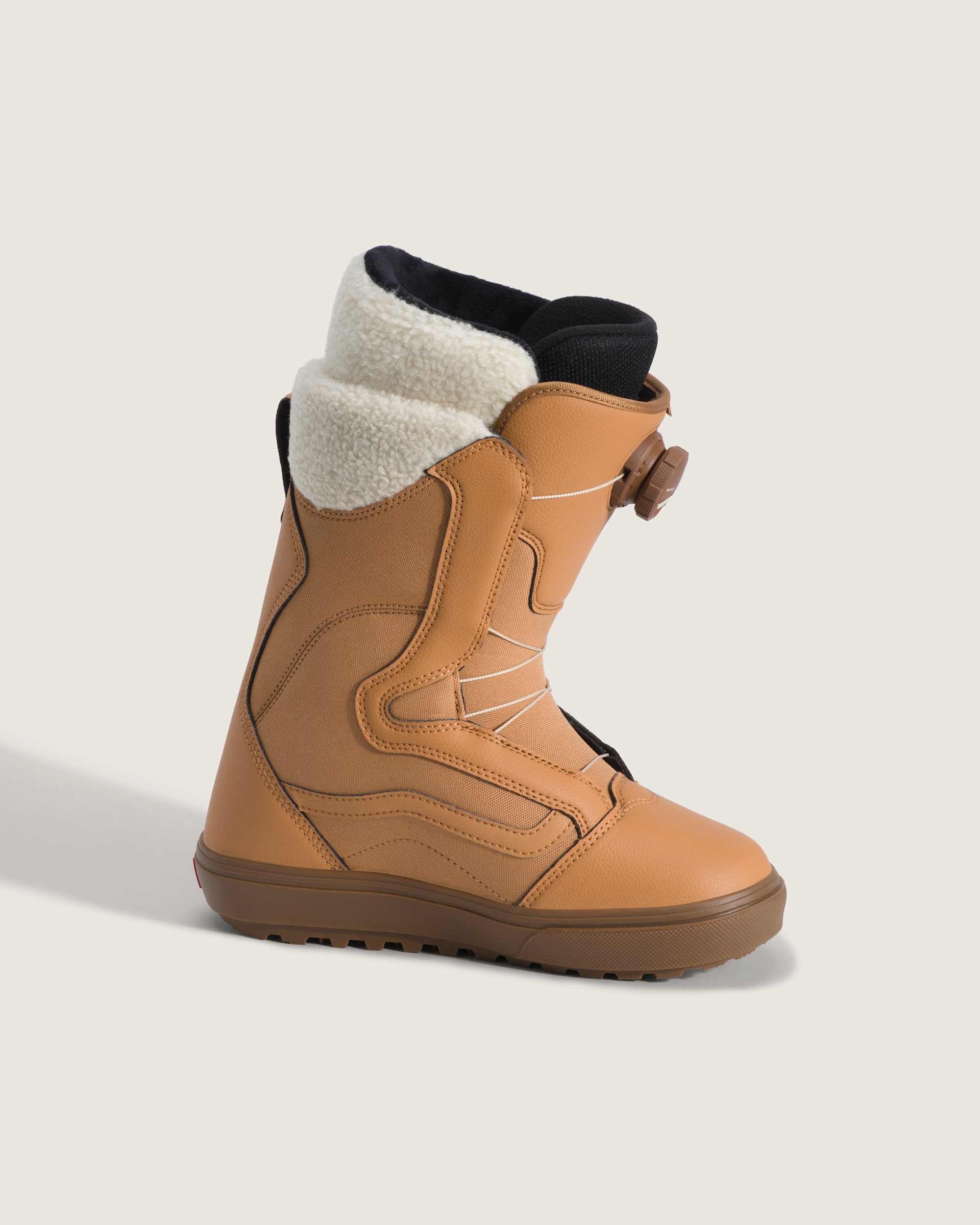 Womens Encore OG Snowboard Boot VANS Sherpa Tan Brown  Medium Gum ALT2