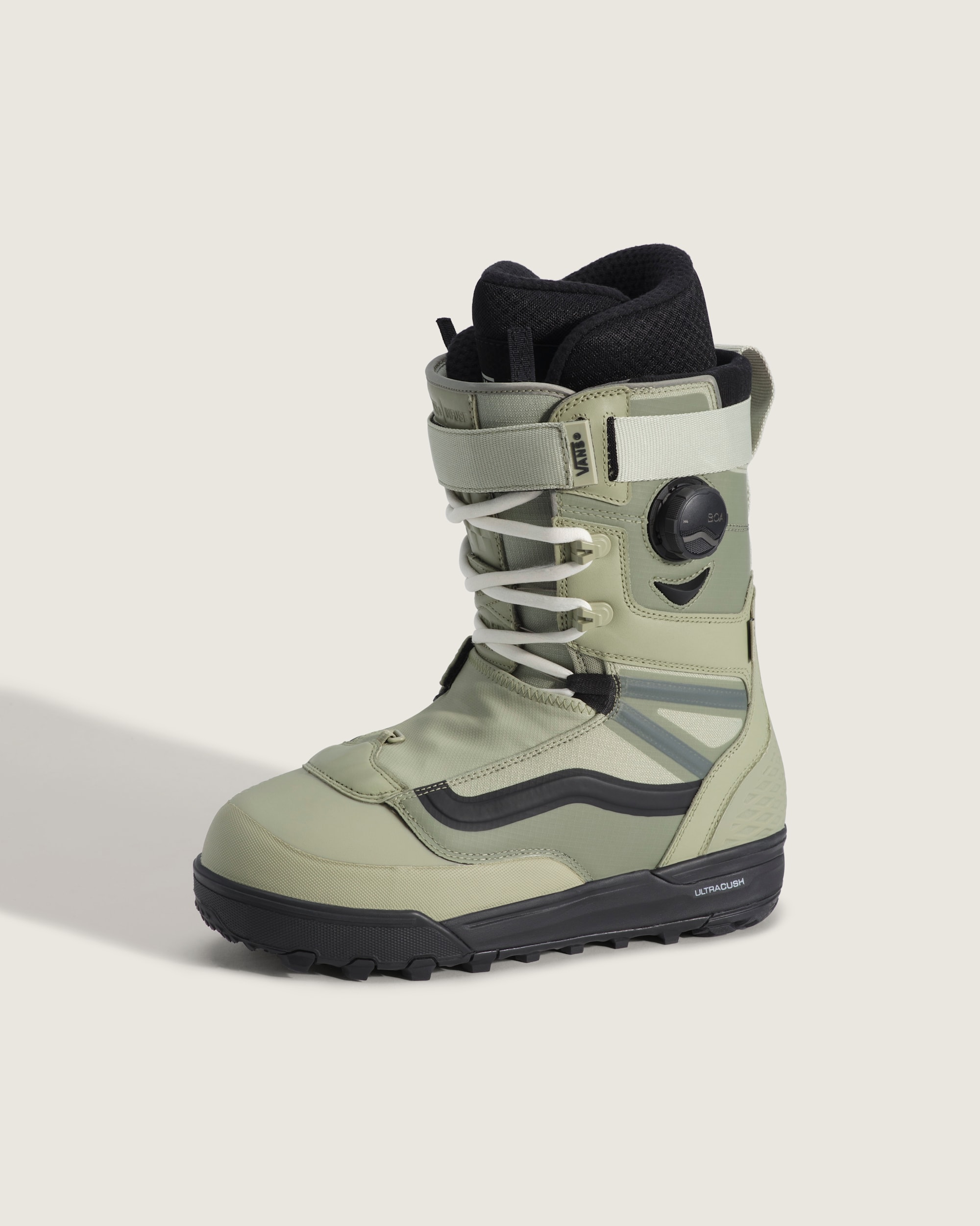 Infuse Snowboard Boot VANS Soft Sage Green  Black HERO