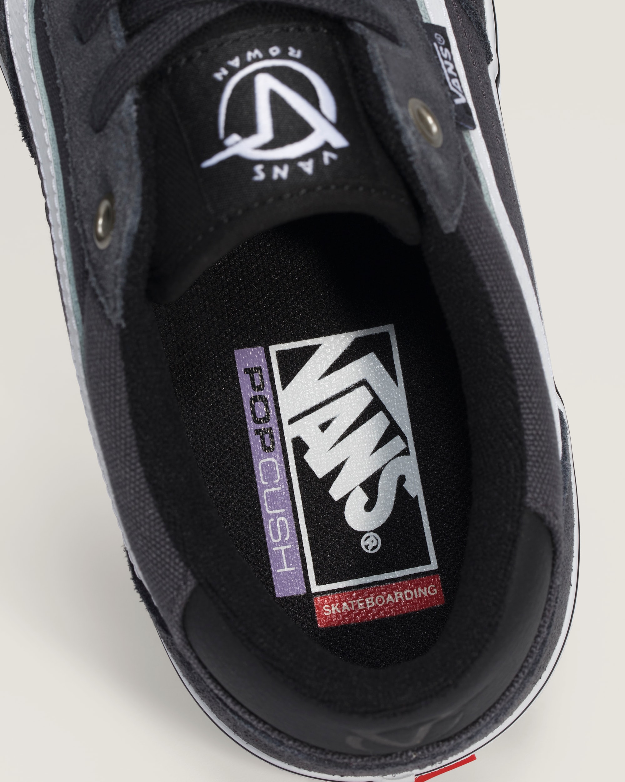 Skate Rowan Shoe VANS Charcoal Grey ALT4