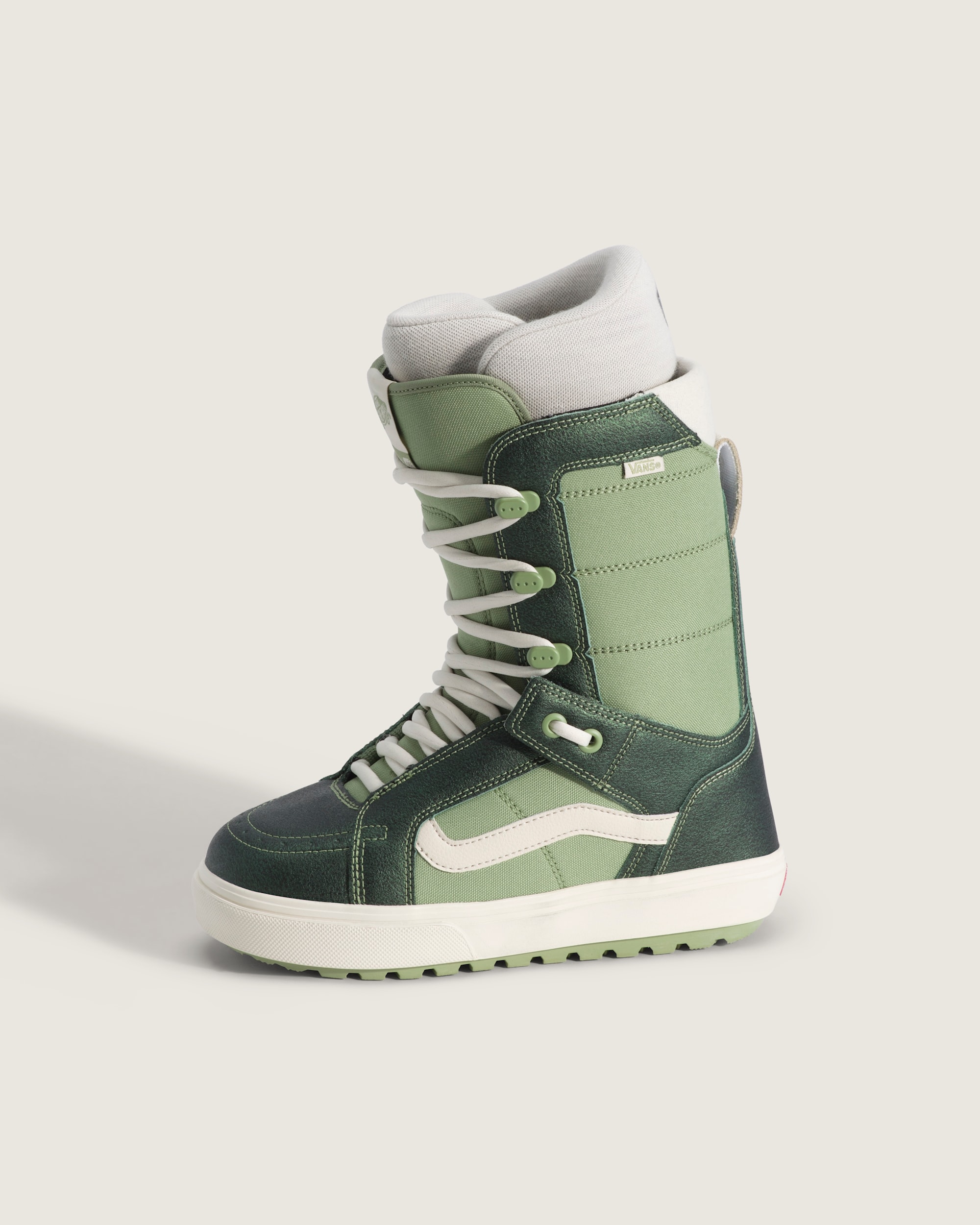 Womens HiStandard Pro Snowboard Boot VANS Neutral Olive Green HERO