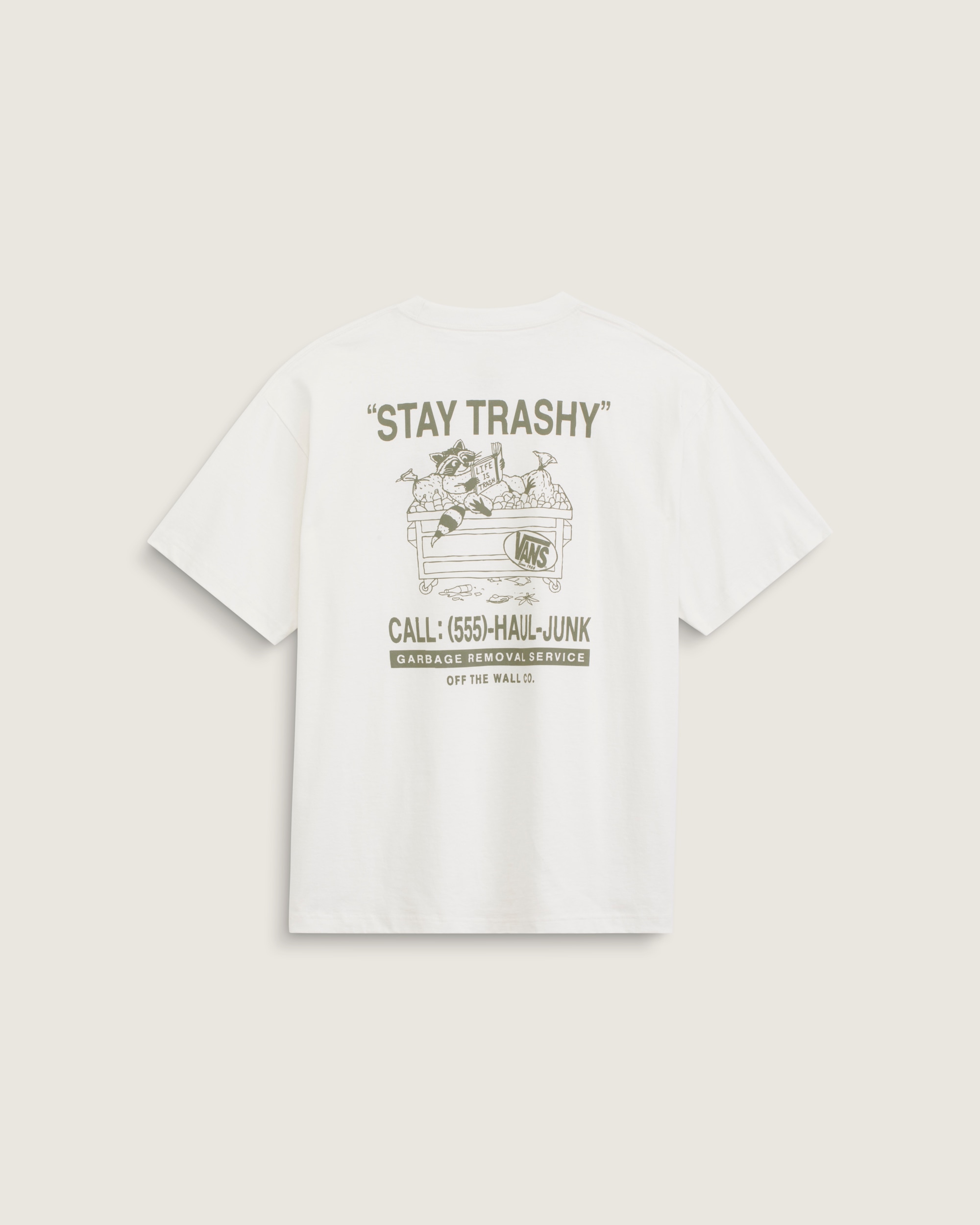 Trashy TShirt VANS Marshmallow White HERO
