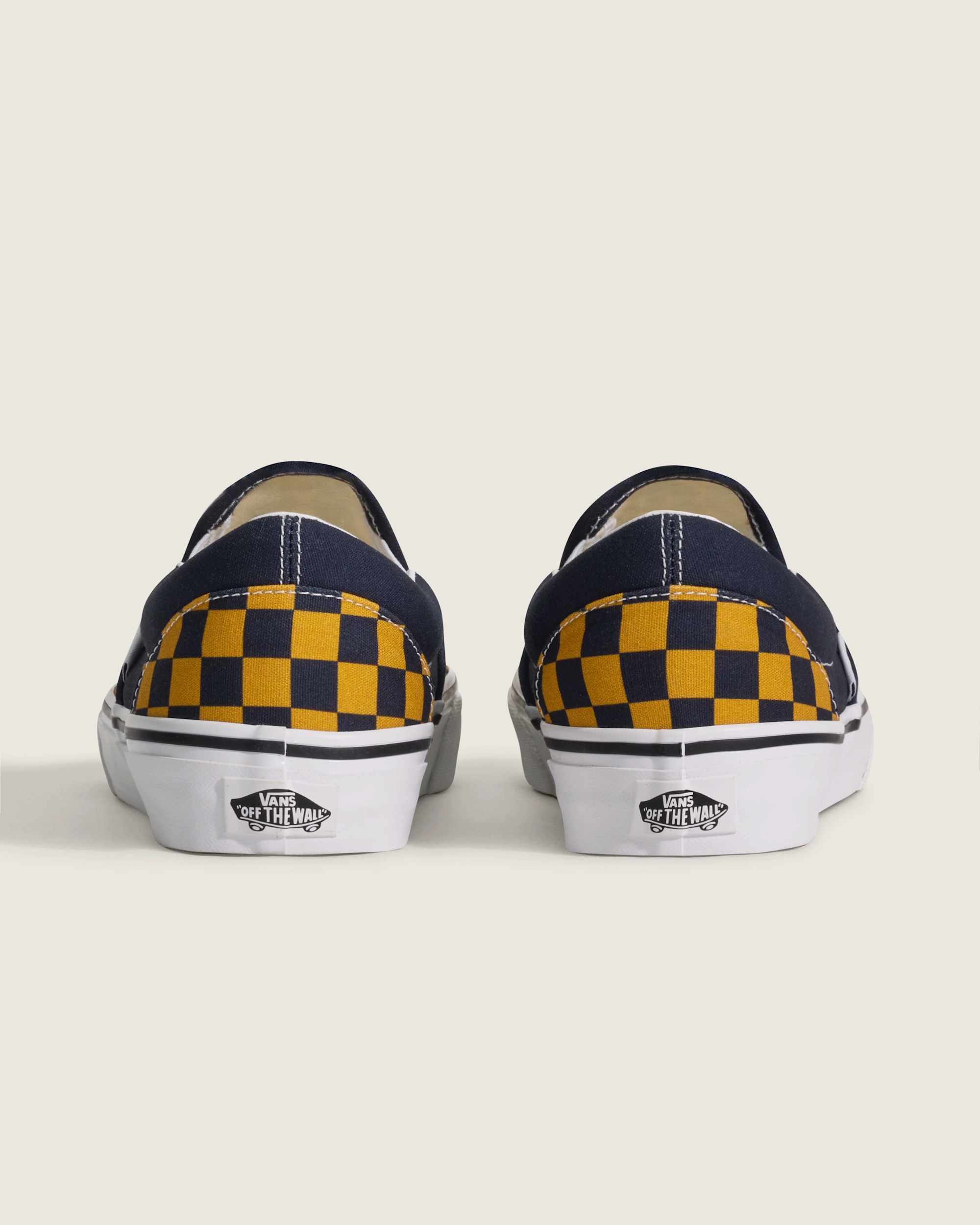 Game Day Classic Slip-On Checkerboard Shoe in Checkerboard Navy