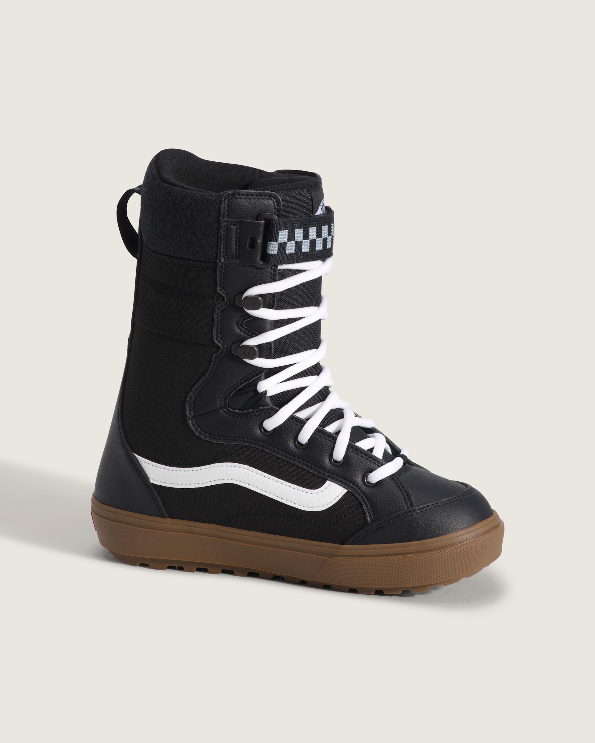HiStandard Linerless DX Snowboard Boot VANS Black  White  Gum Brown ALT2