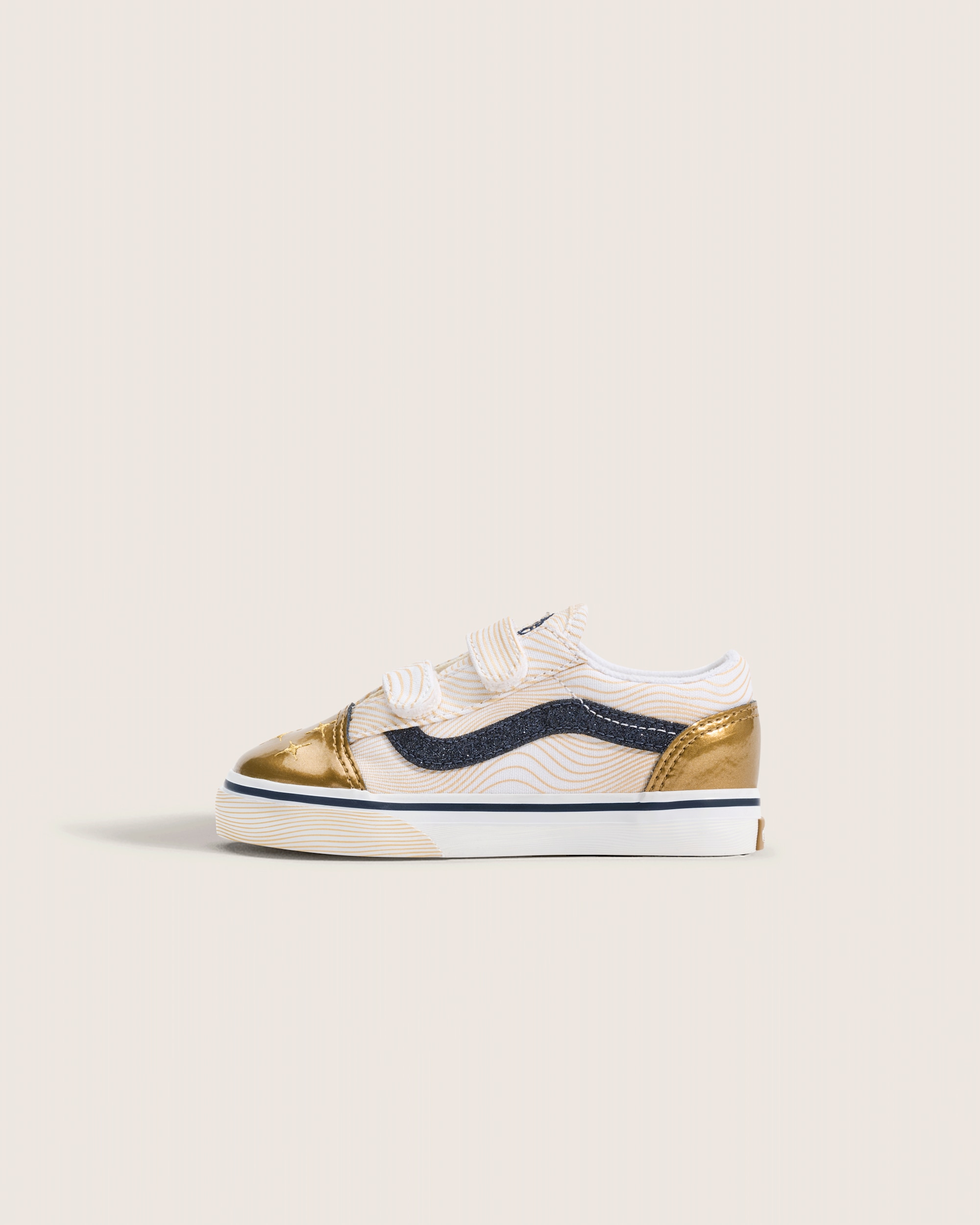 KPop Demon Hunters x Vans Toddler Old Skool V Shoe VANS KPop Demon Hunters Golden HERO