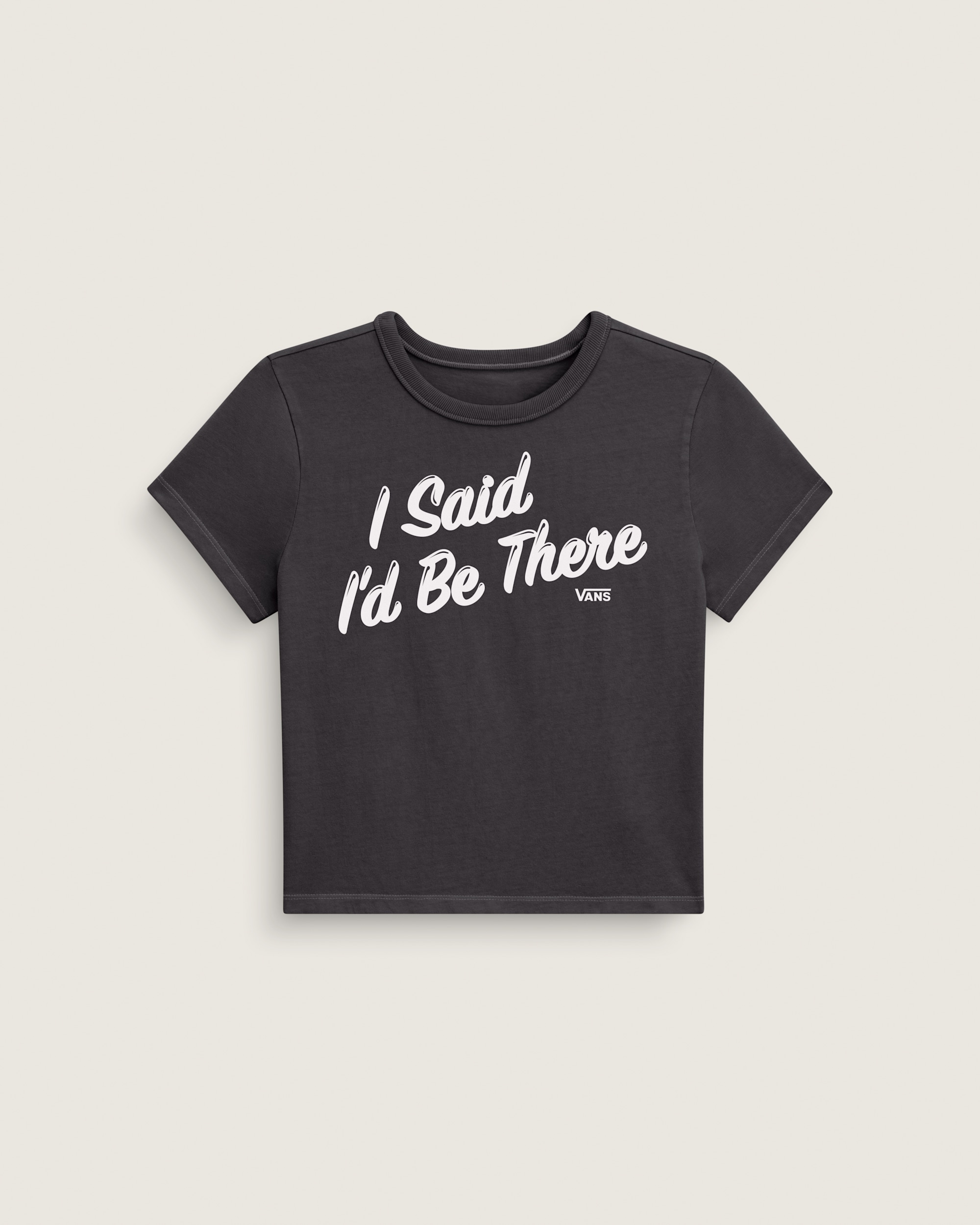 I Said Id Be There TShirt VANS Faded Black HERO