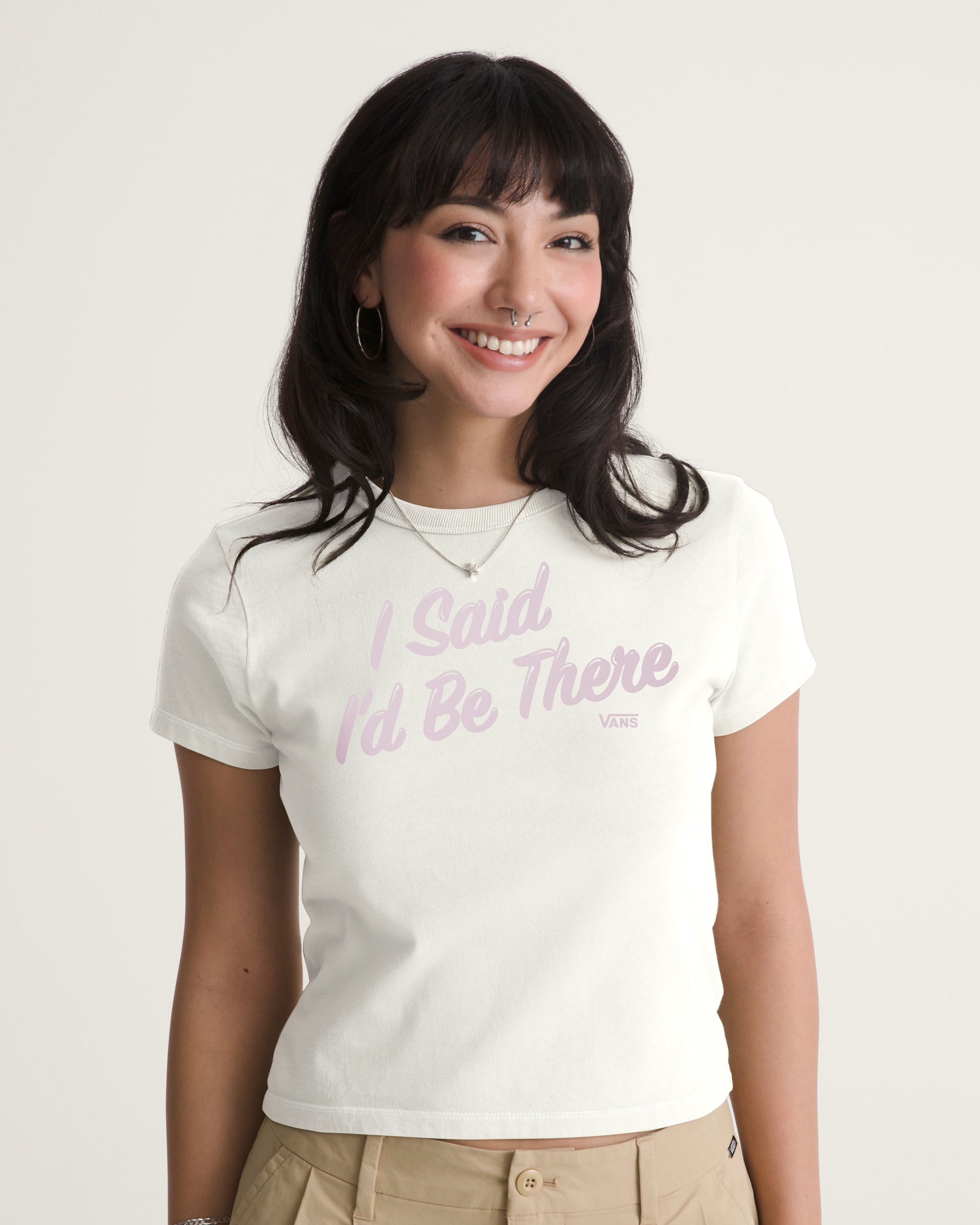 I Said Id Be There TShirt VANS Marshmallow White ALT2