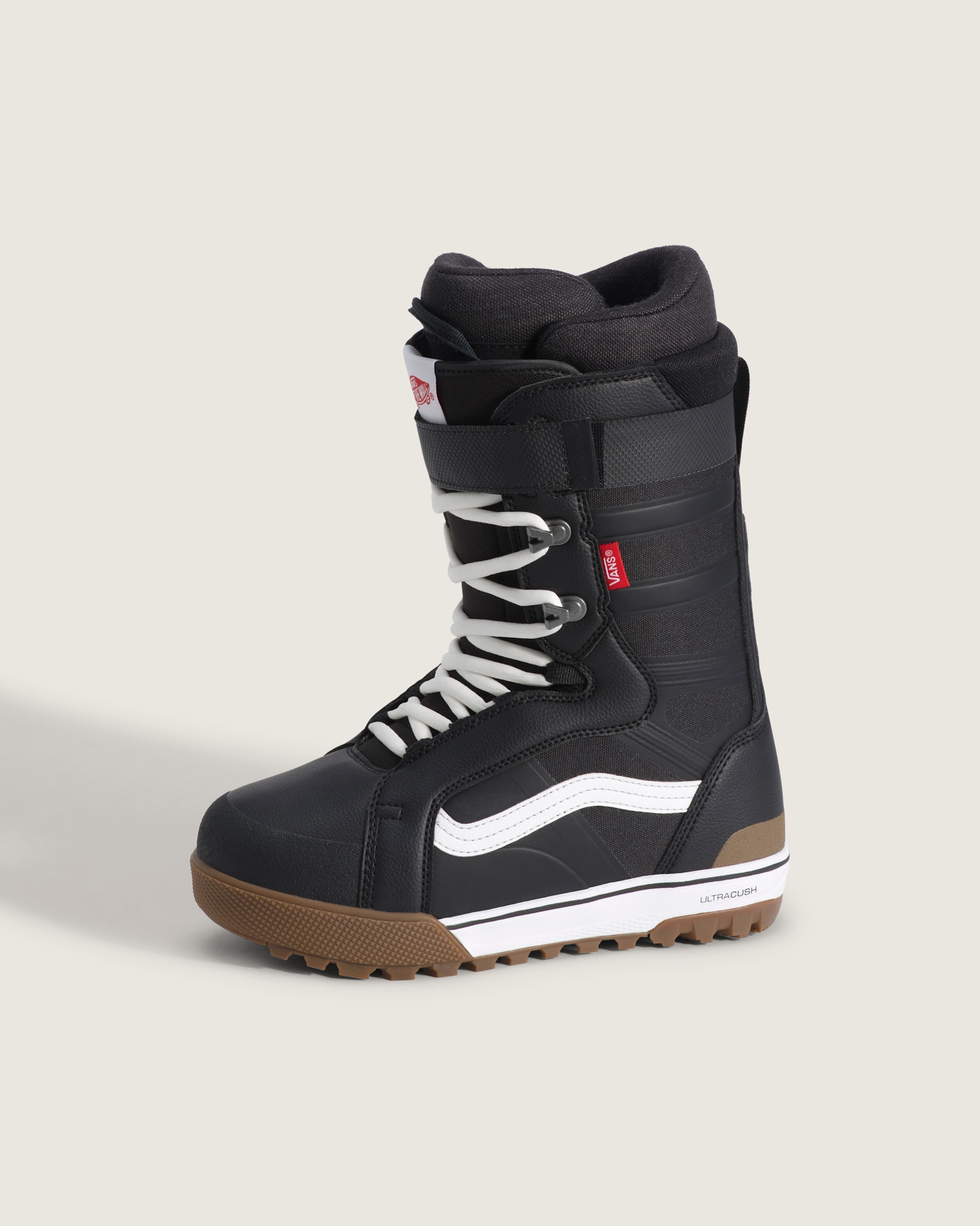 Womens Luna Pro 20 Snowboard Boot VANS Black  Marshmallow White HERO