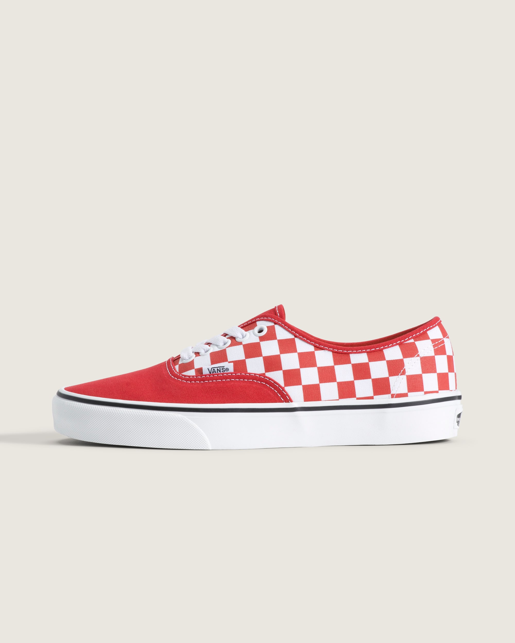Authentic Shoe VANS Checkerboard Crimson Red  True White HERO