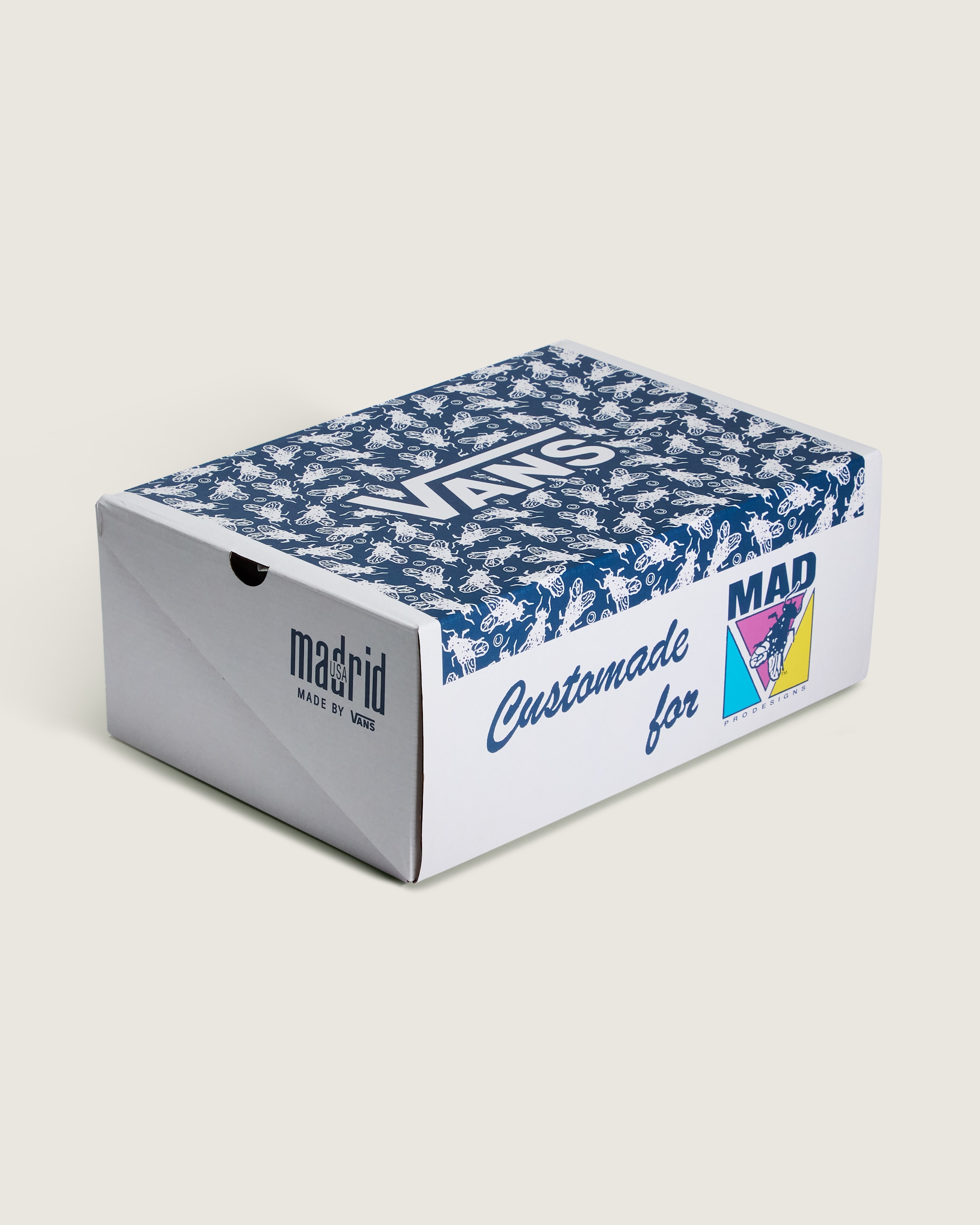 Van Doren Approved x Madrid Skateboards Skate Sk8Hi Shoe VANS Black  White ALT5