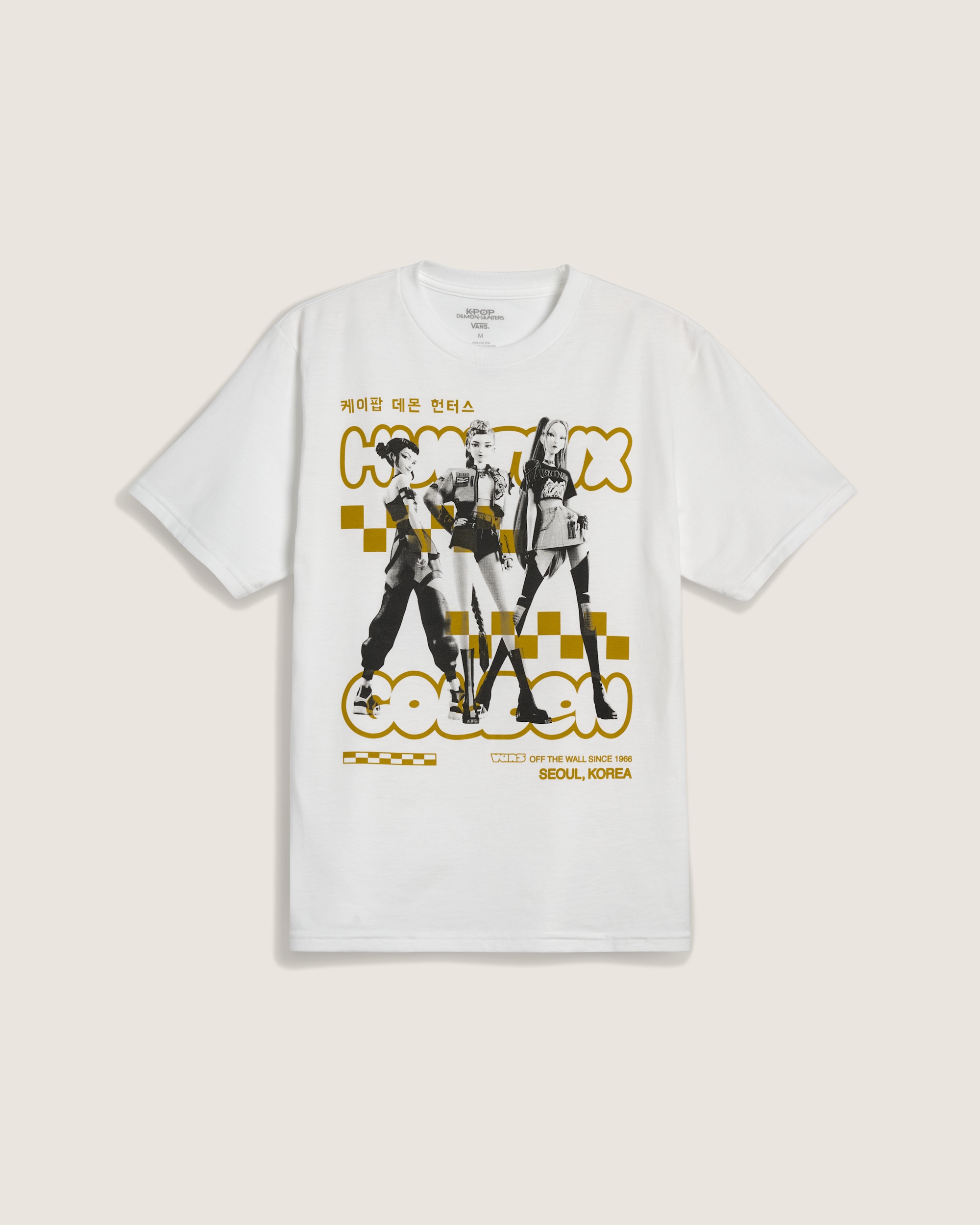 KPop Demon Hunters x Vans Kids Huntrx TShirt VANS White HERO