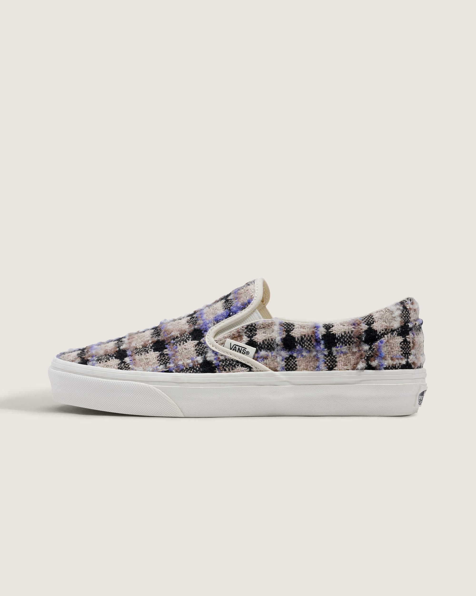 Classic SlipOn Shoe VANS Turtledove White HERO