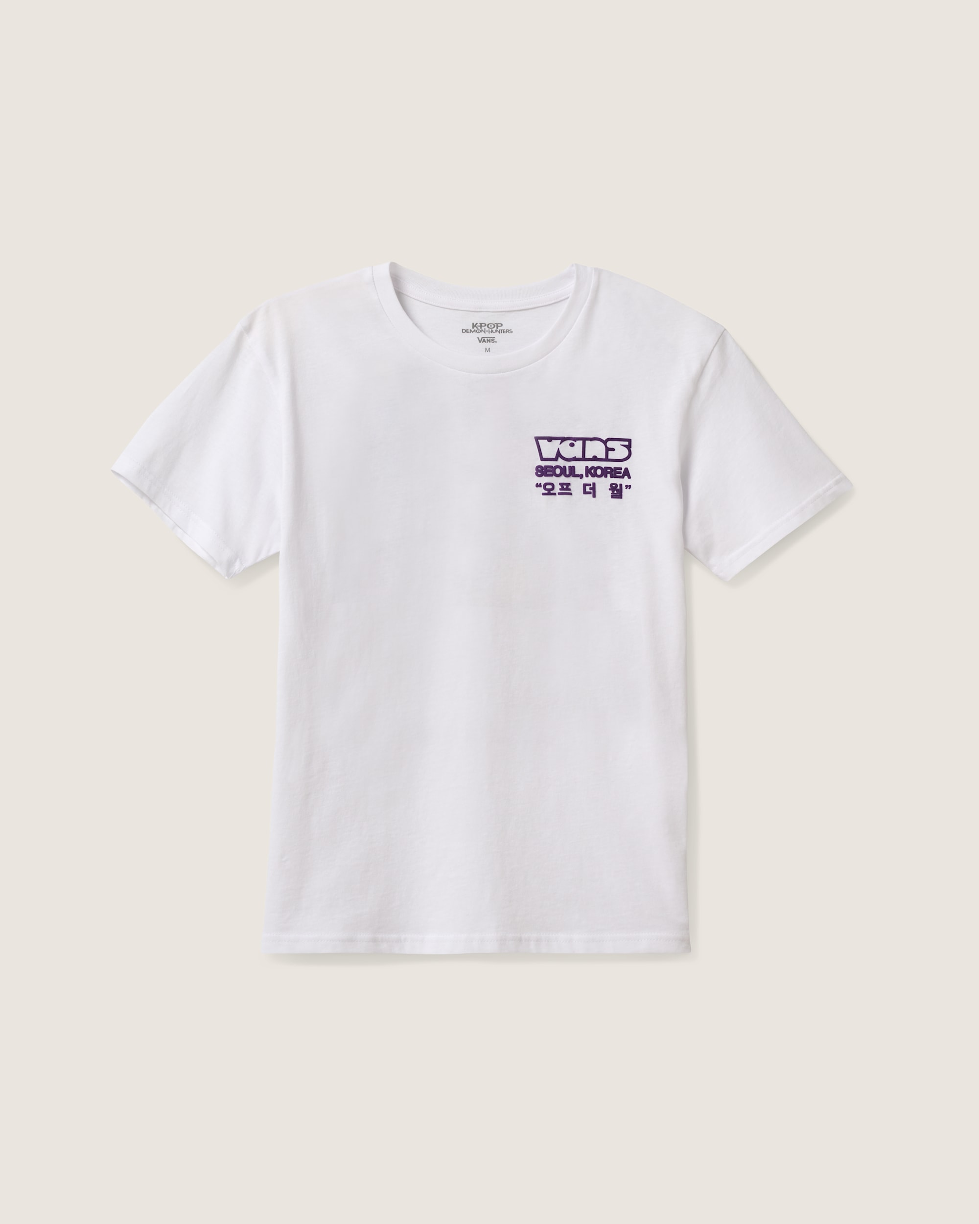 KPop Demon Hunters x Vans Kids Saja Friends TShirt VANS White ALT1