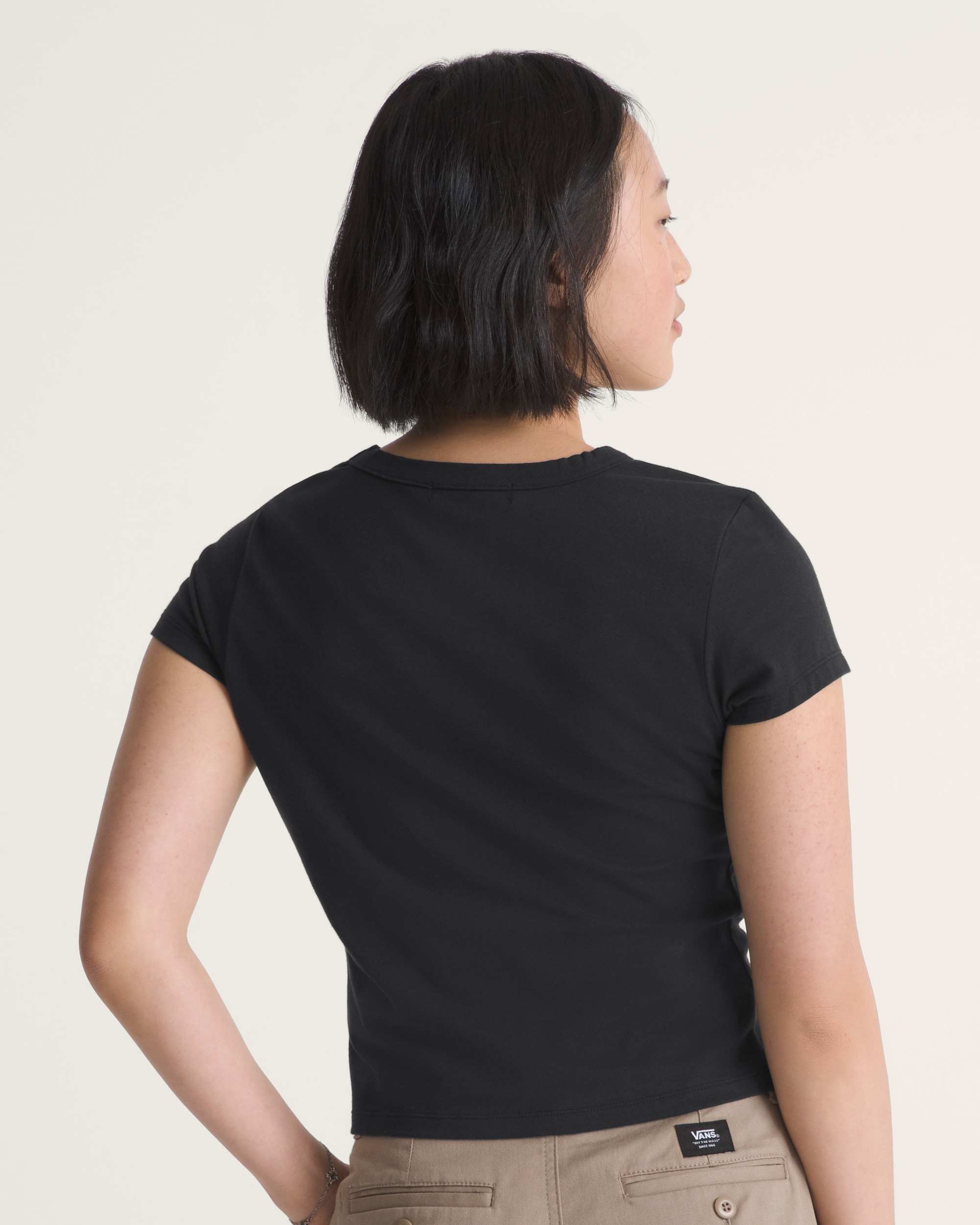 Embroidered Knit Shirt VANS Black ALT1